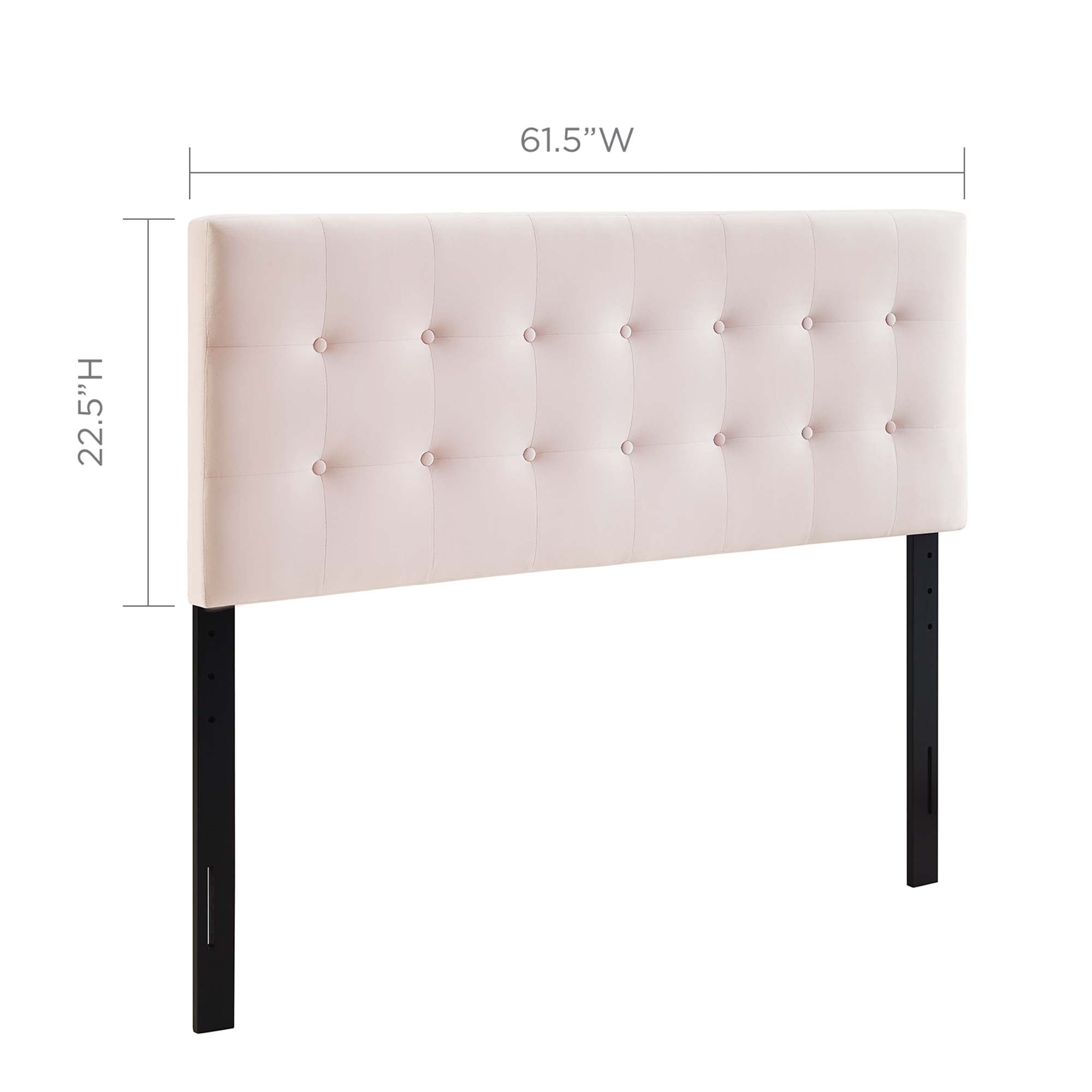 Modway Emily Biscuit Tufted Performance Velvet Queen Headboard