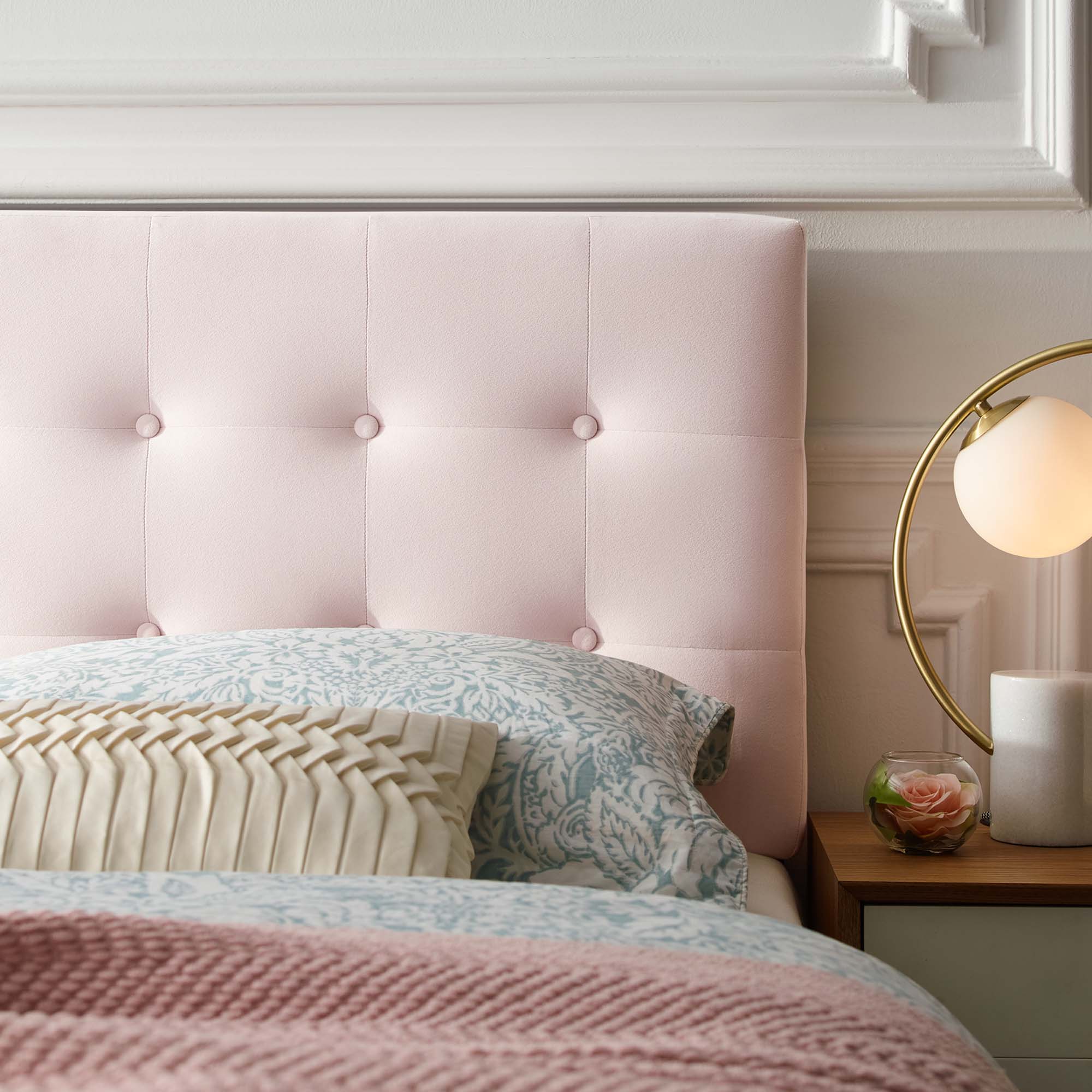 Modway Emily Biscuit Tufted Performance Velvet Queen Headboard