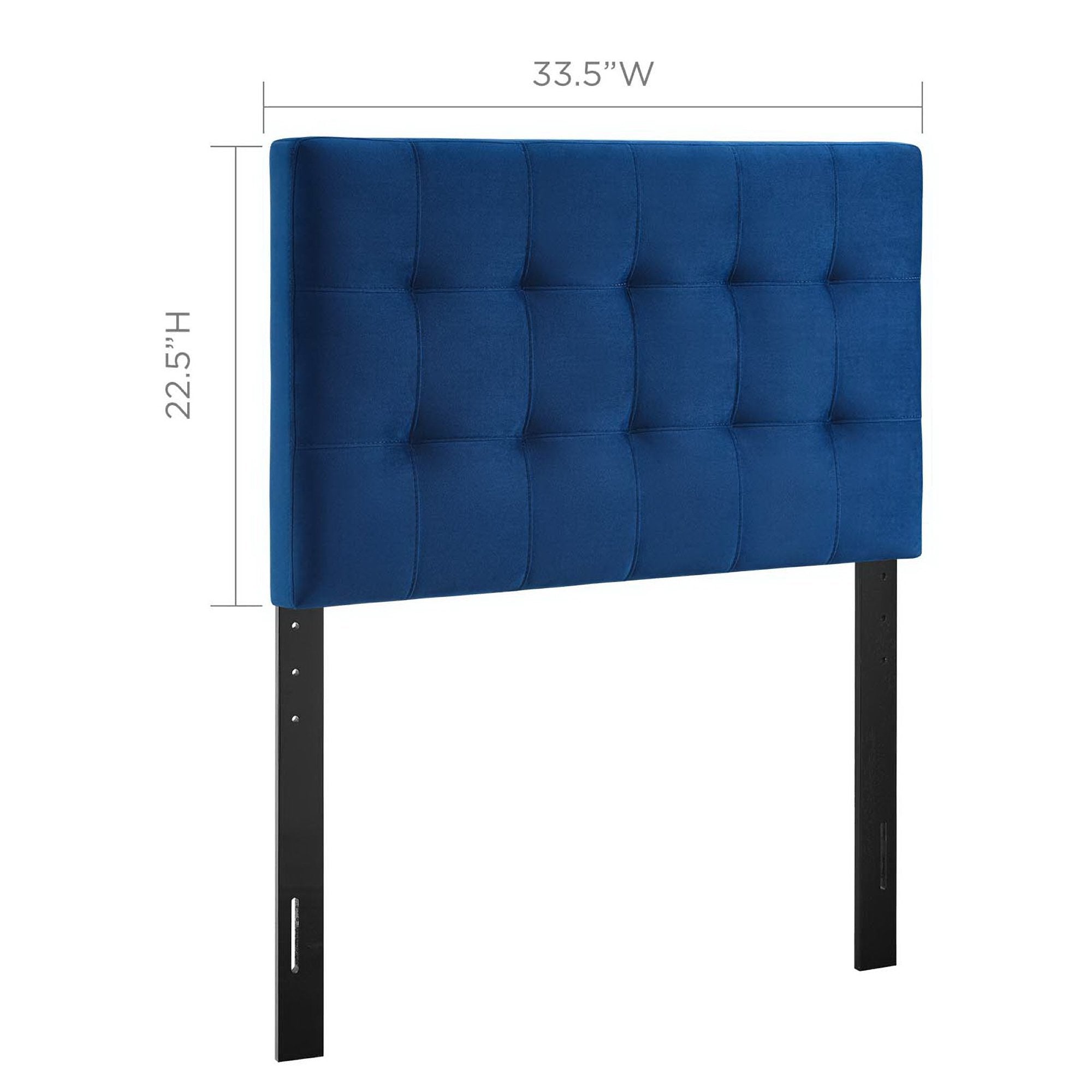 Modway Lily Biscuit Tufted Performance Velvet Twin Headboard