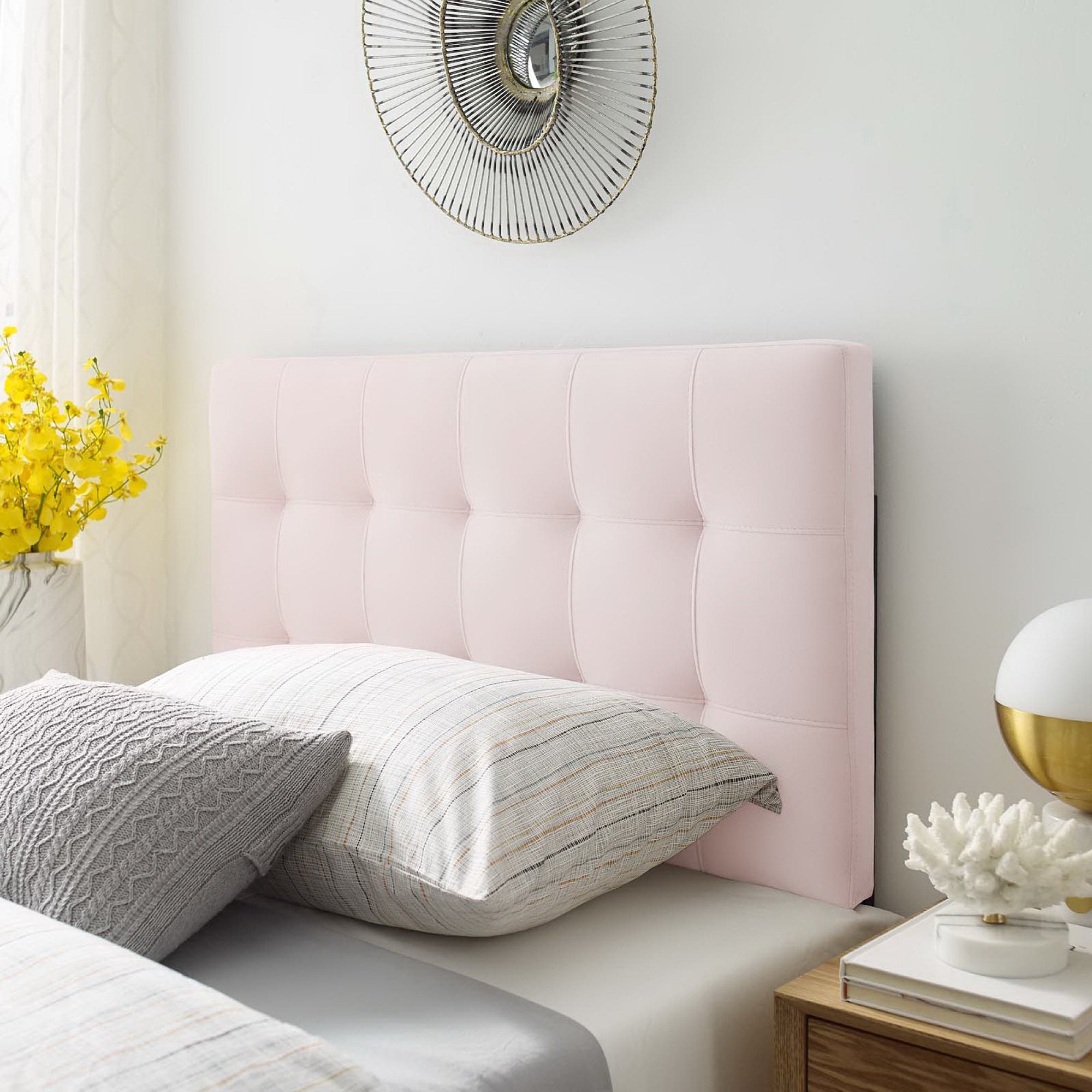 Modway Lily Biscuit Tufted Performance Velvet Twin Headboard