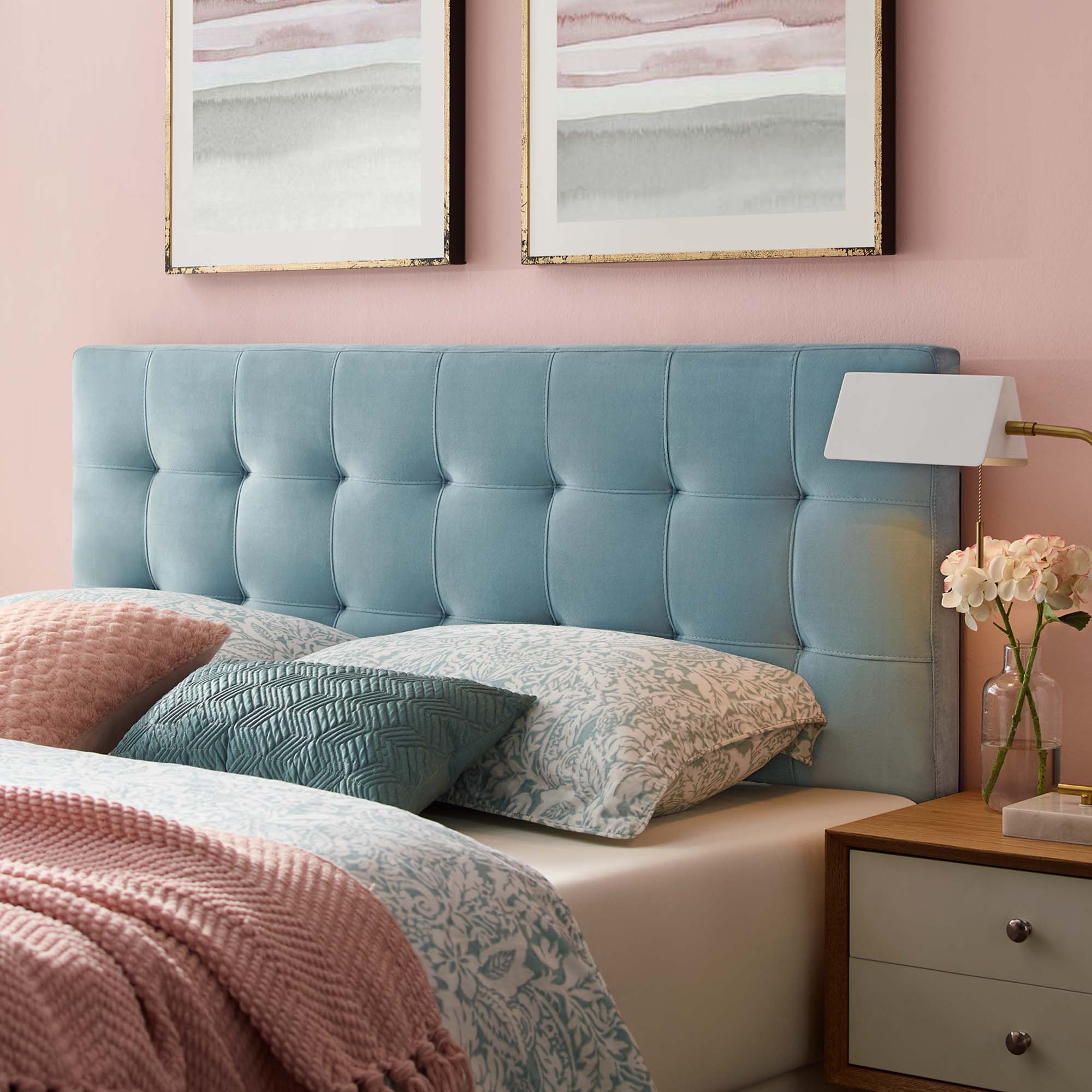 Modway Lily Biscuit Tufted Performance Velvet Full Headboard