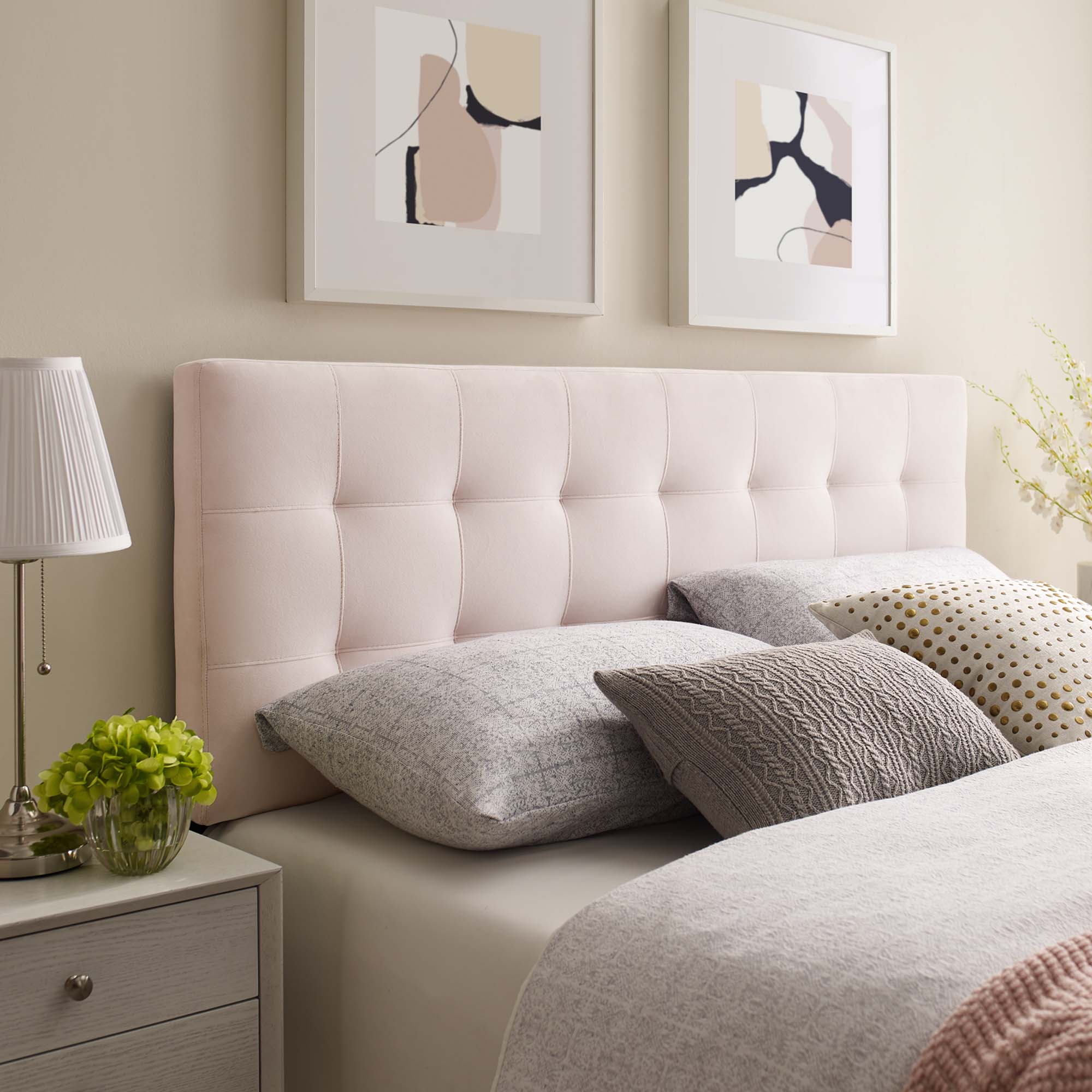 Modway Lily Biscuit Tufted Performance Velvet Full Headboard
