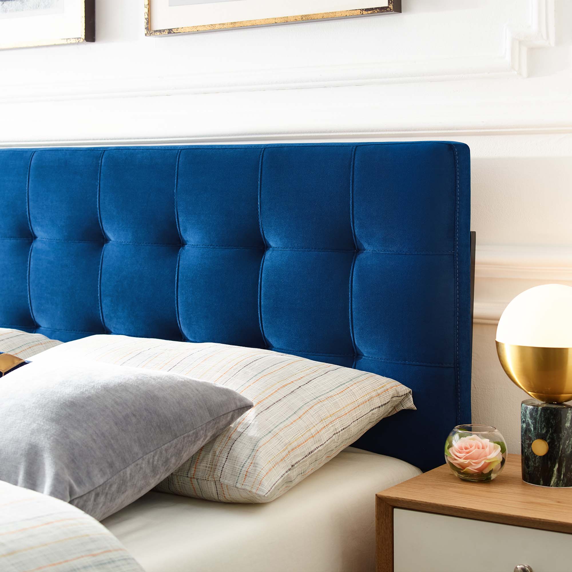 Modway Lily Biscuit Tufted Performance Velvet Queen Headboard