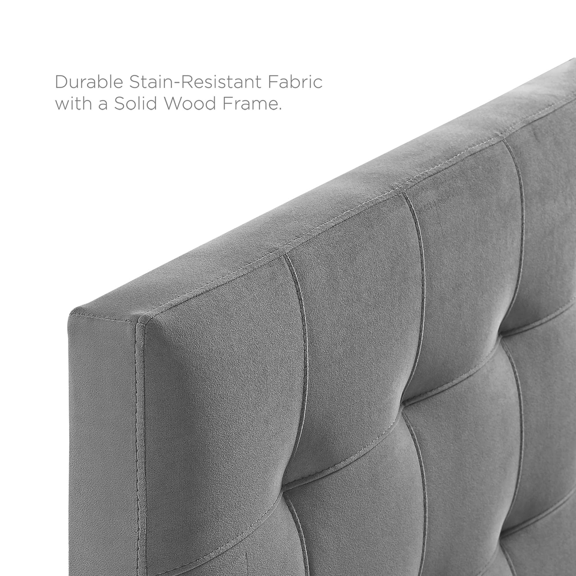 Modway Lily Biscuit Tufted Performance Velvet King Headboard