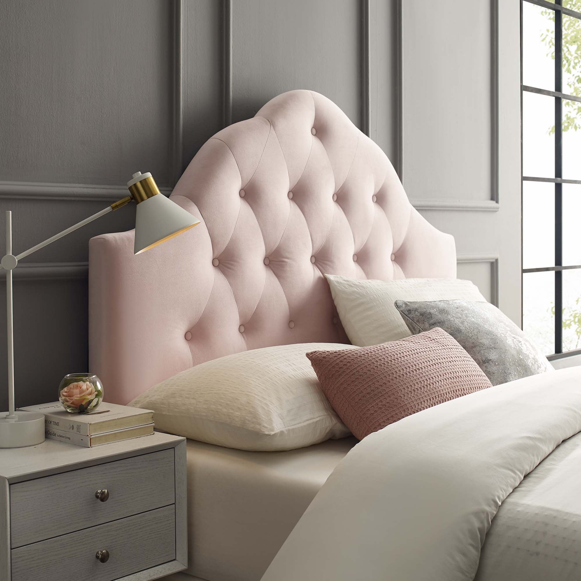 Modway Sovereign Diamond Tufted Performance Velvet Full Headboard