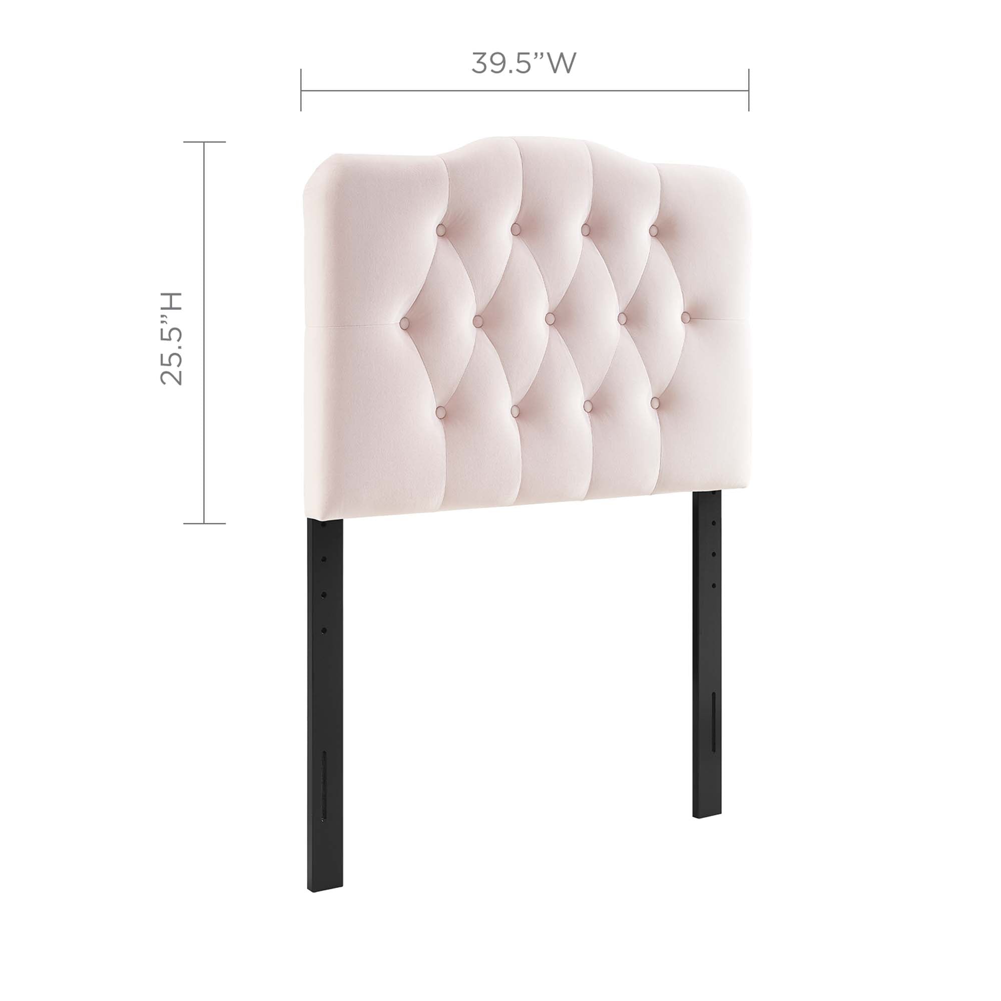 Modway Annabel Diamond Tufted Performance Velvet Twin Headboard