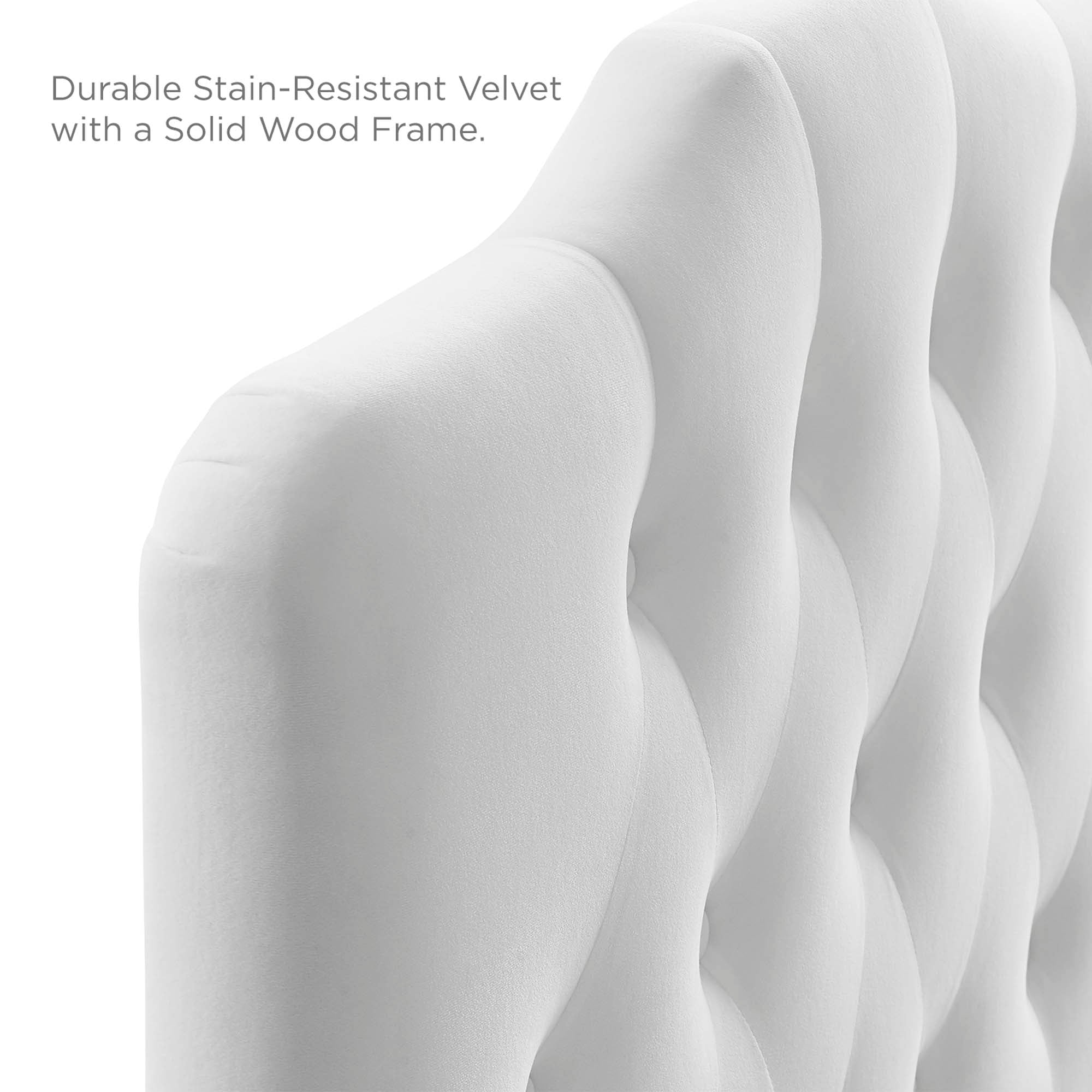 Modway Annabel Diamond Tufted Performance Velvet Twin Headboard