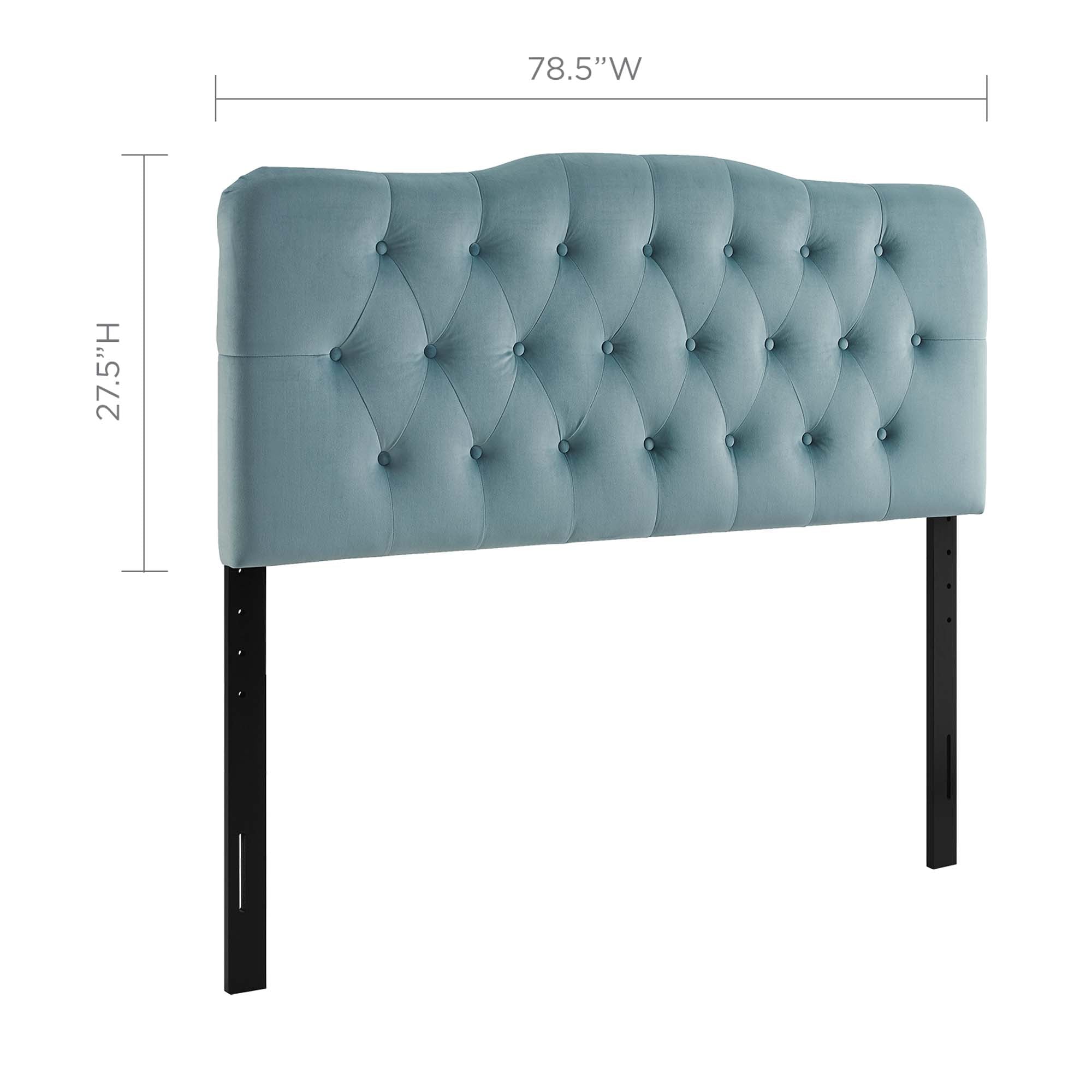 Modway Annabel Diamond Tufted Performance Velvet King Headboard