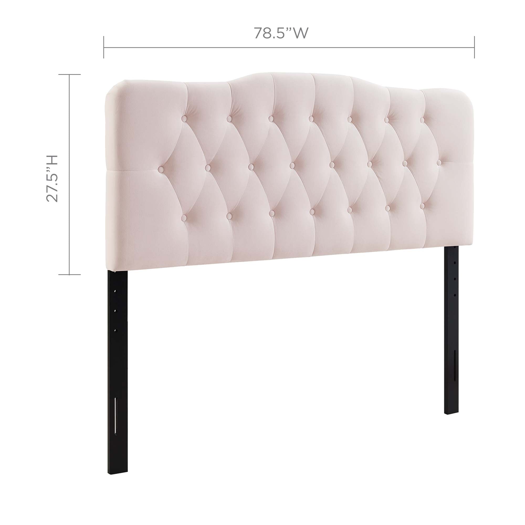 Modway Annabel Diamond Tufted Performance Velvet King Headboard