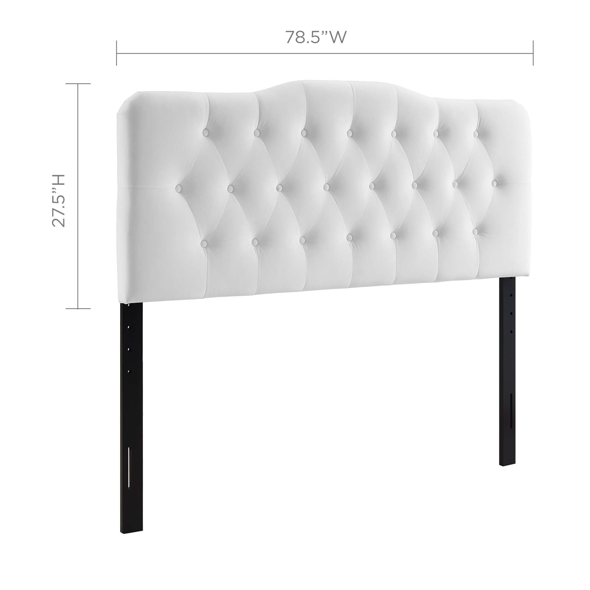 Modway Annabel Diamond Tufted Performance Velvet King Headboard