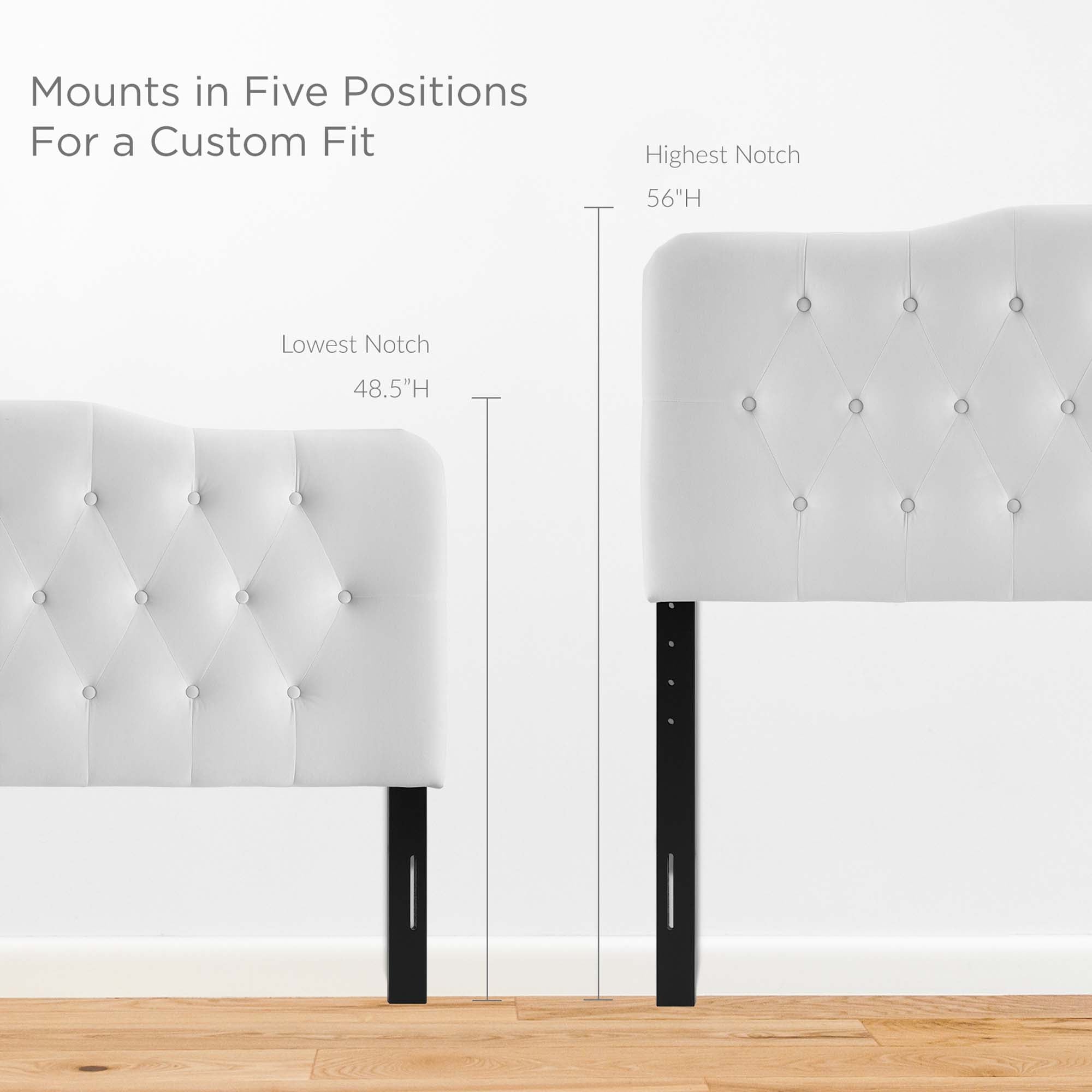 Modway Annabel Diamond Tufted Performance Velvet King Headboard