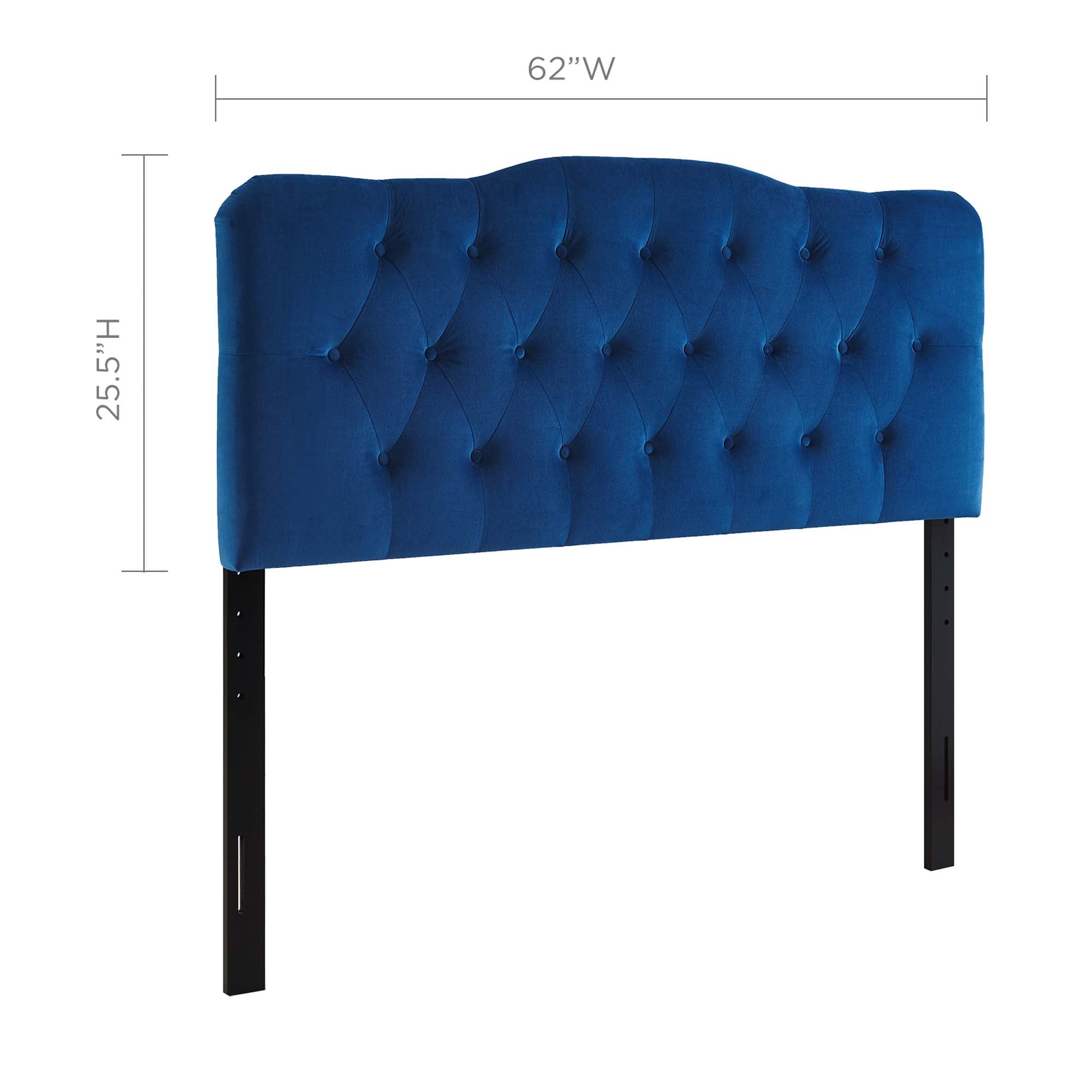 Modway Annabel Diamond Tufted Performance Velvet Queen Headboard