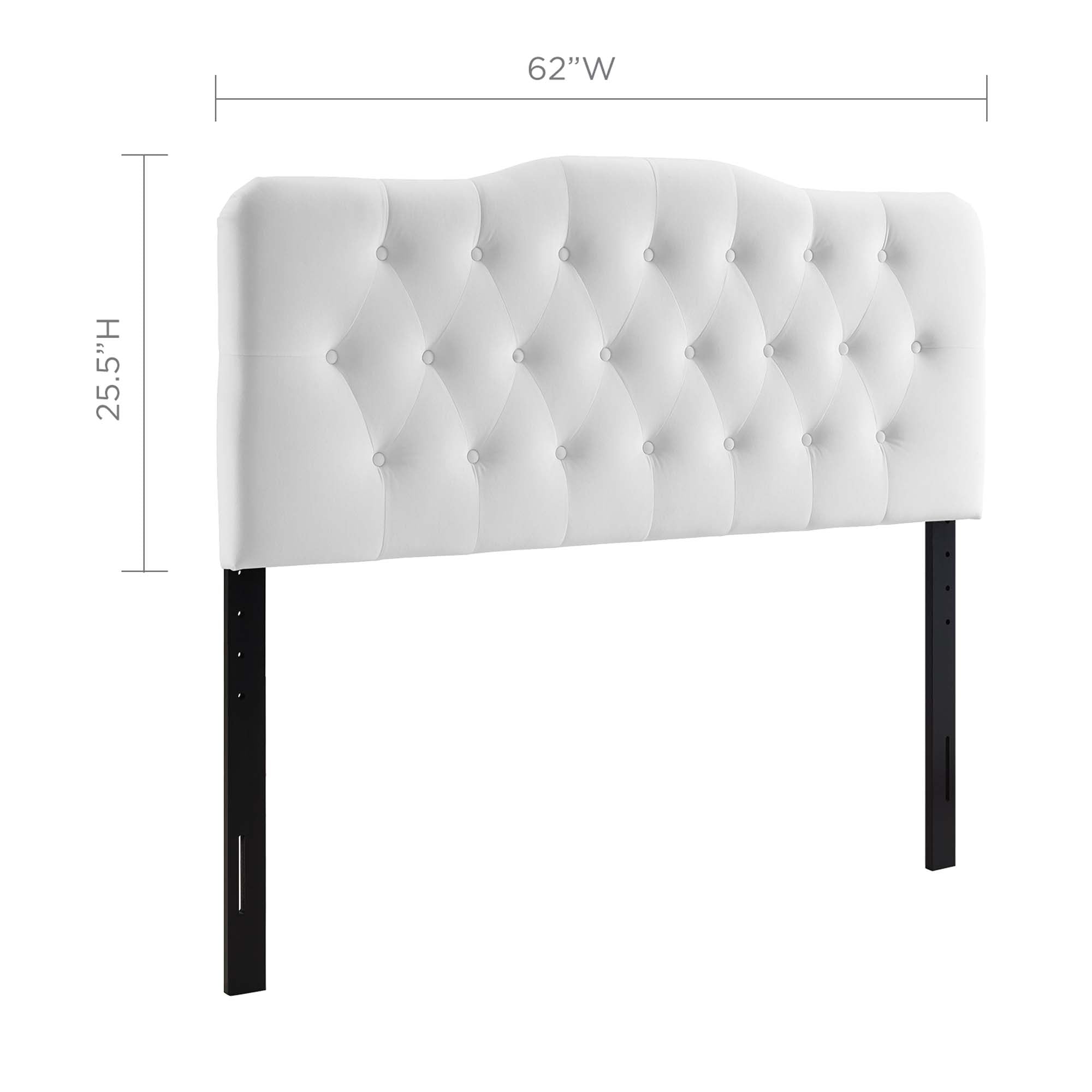 Modway Annabel Diamond Tufted Performance Velvet Queen Headboard