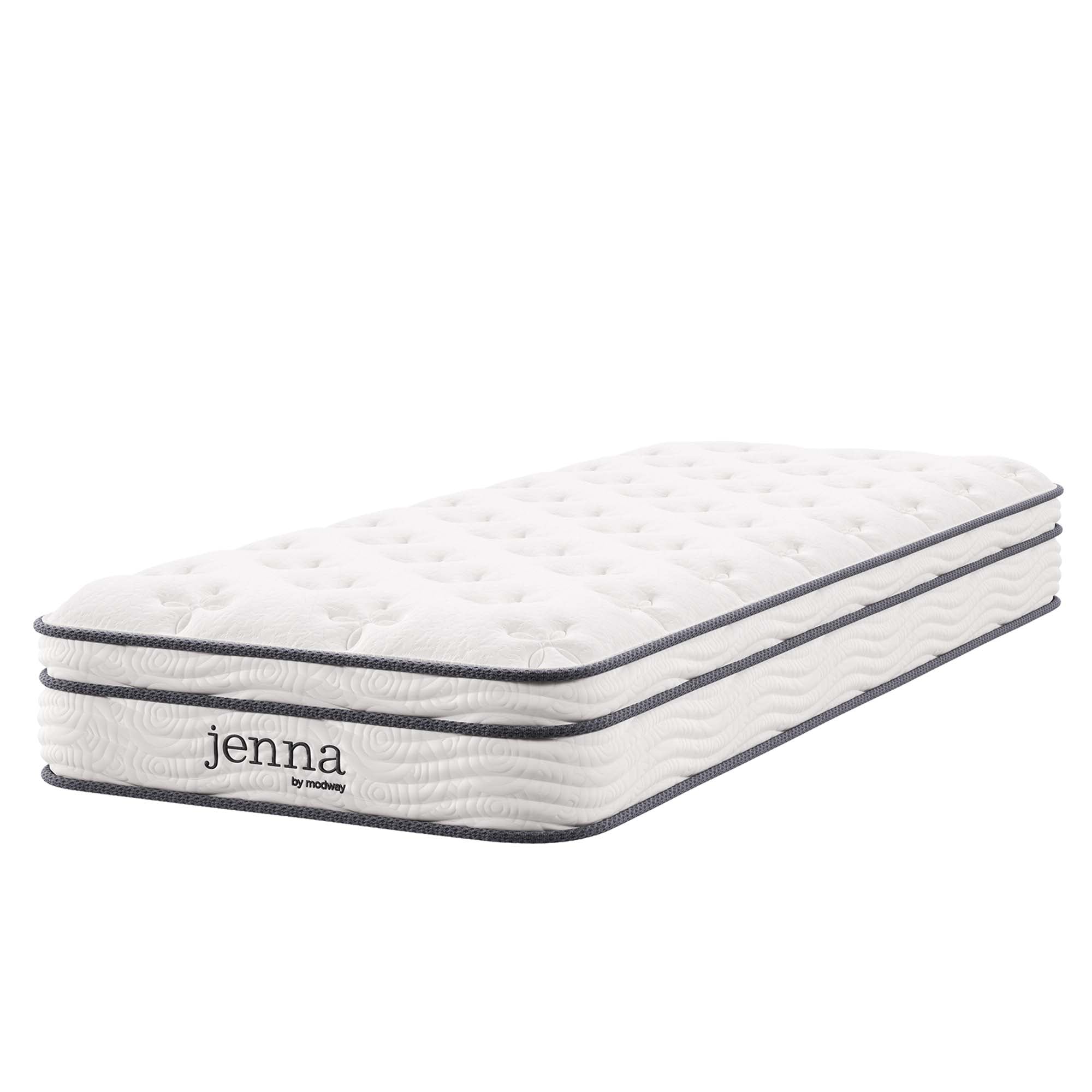 Modway Jenna 8" Innerspring and Foam Narrow Twin Mattress