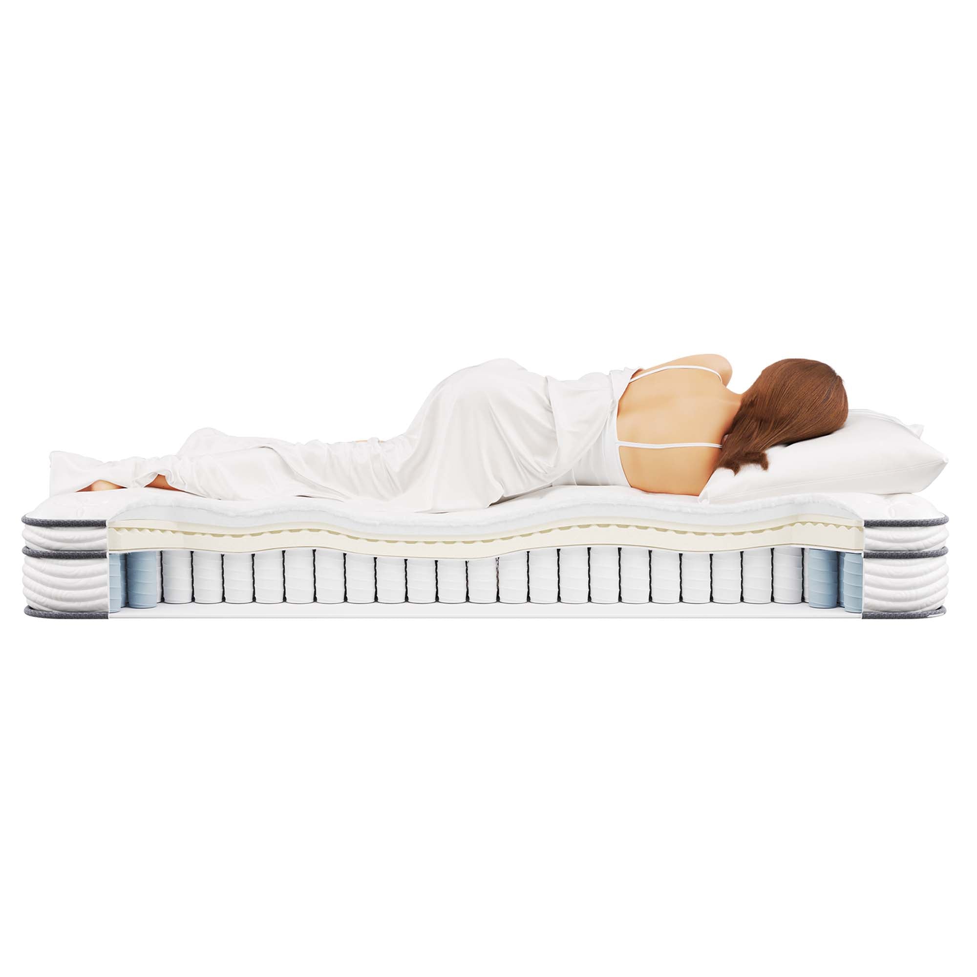 Modway Jenna 8" Innerspring and Foam Narrow Twin Mattress