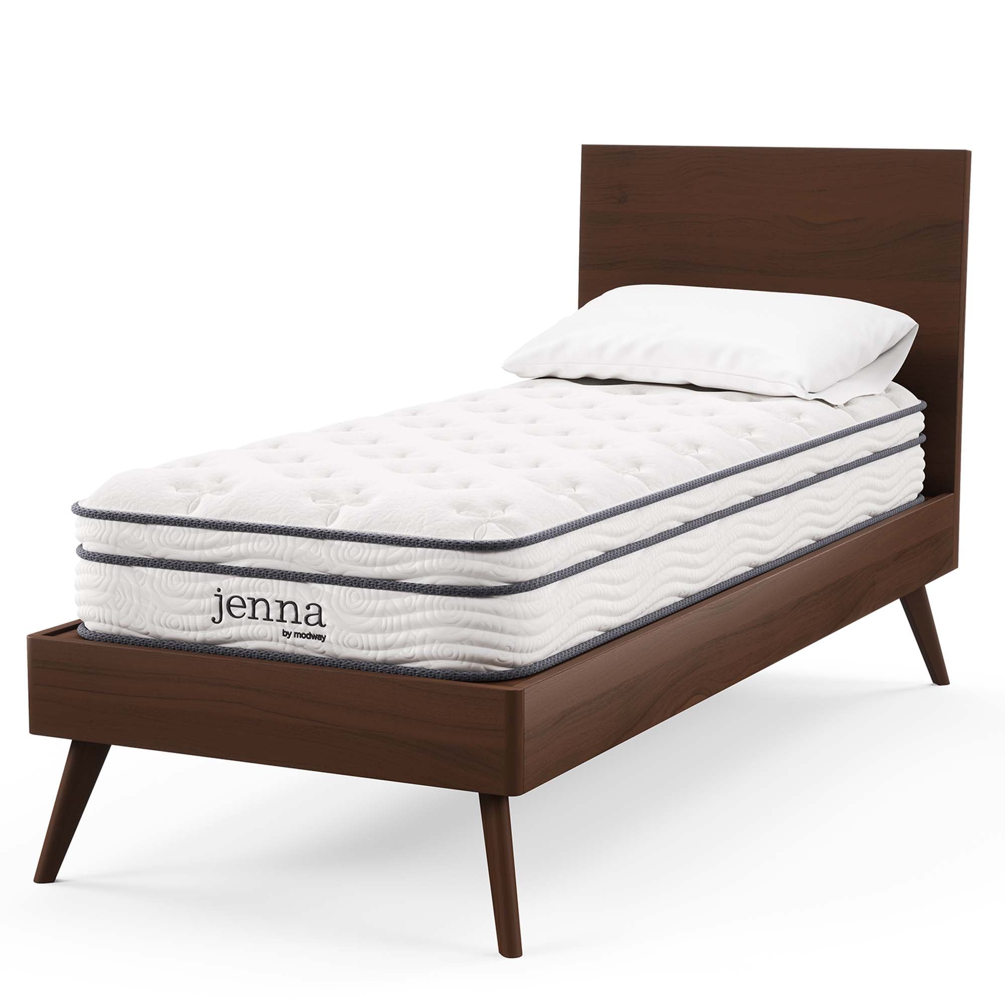 Modway Jenna 8" Innerspring and Foam Narrow Twin Mattress