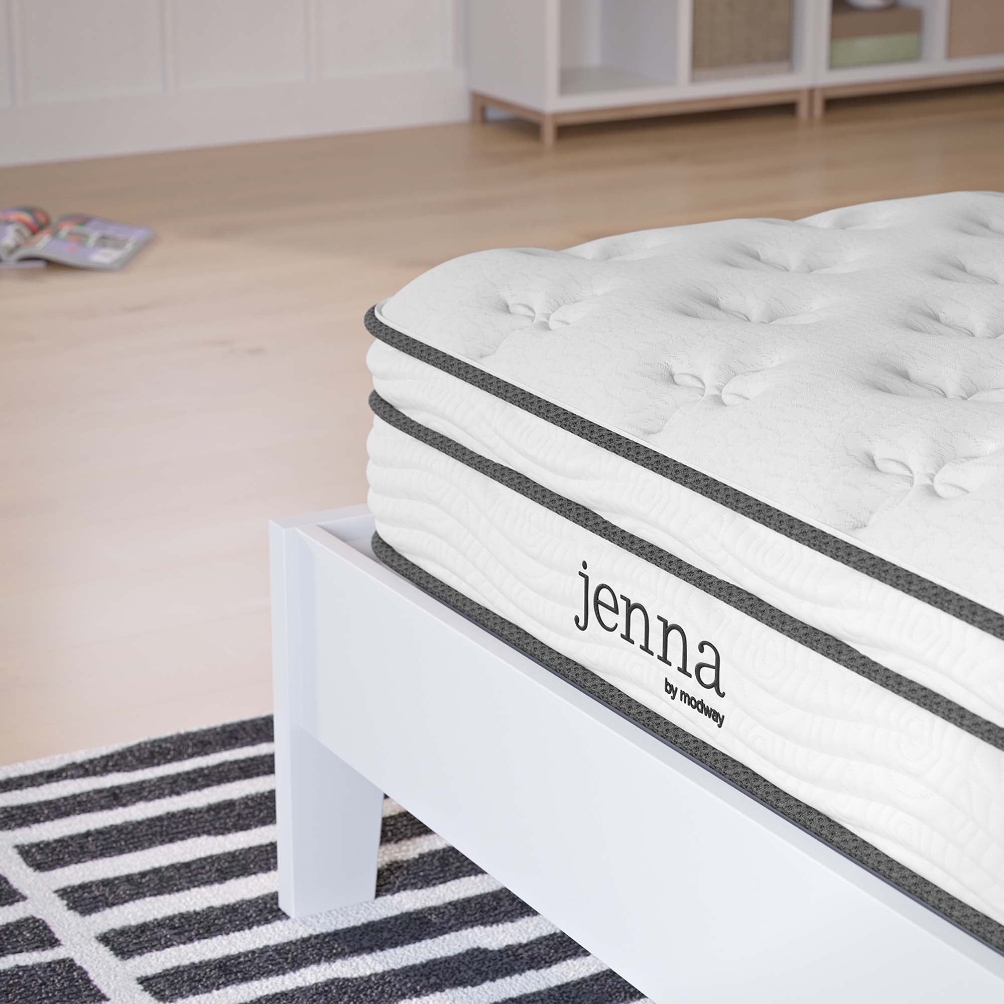 Modway Jenna 8" Innerspring and Foam Twin Mattress
