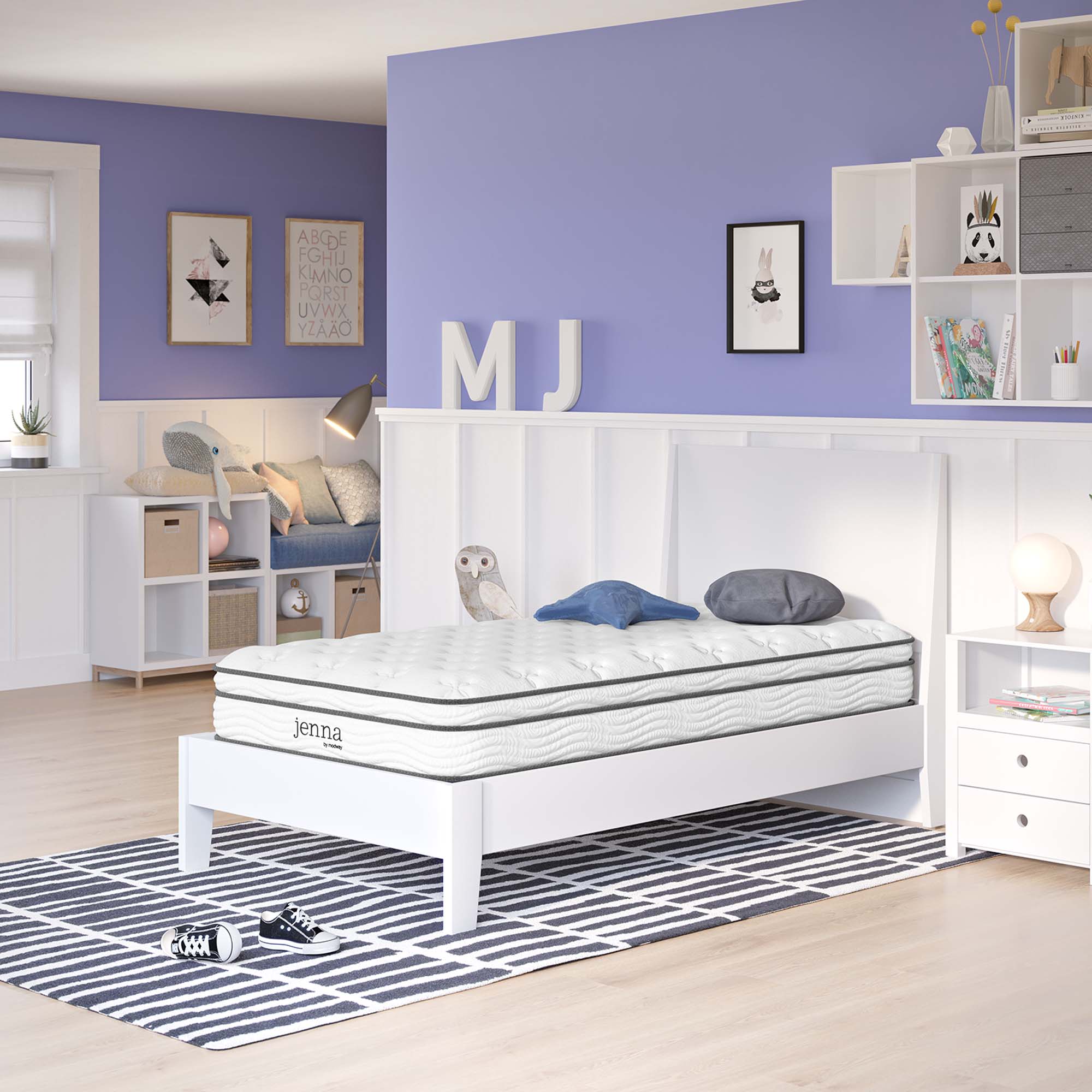 Modway Jenna 8" Innerspring and Foam Twin Mattress