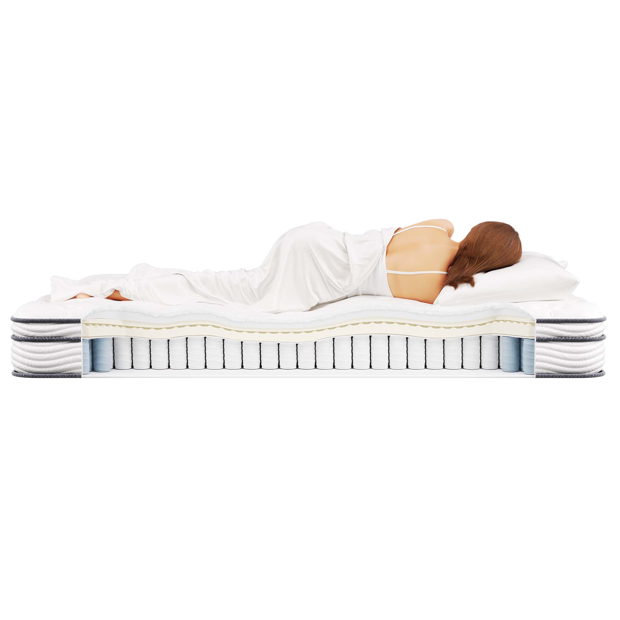 Modway Jenna 8" Innerspring and Foam Queen Mattress