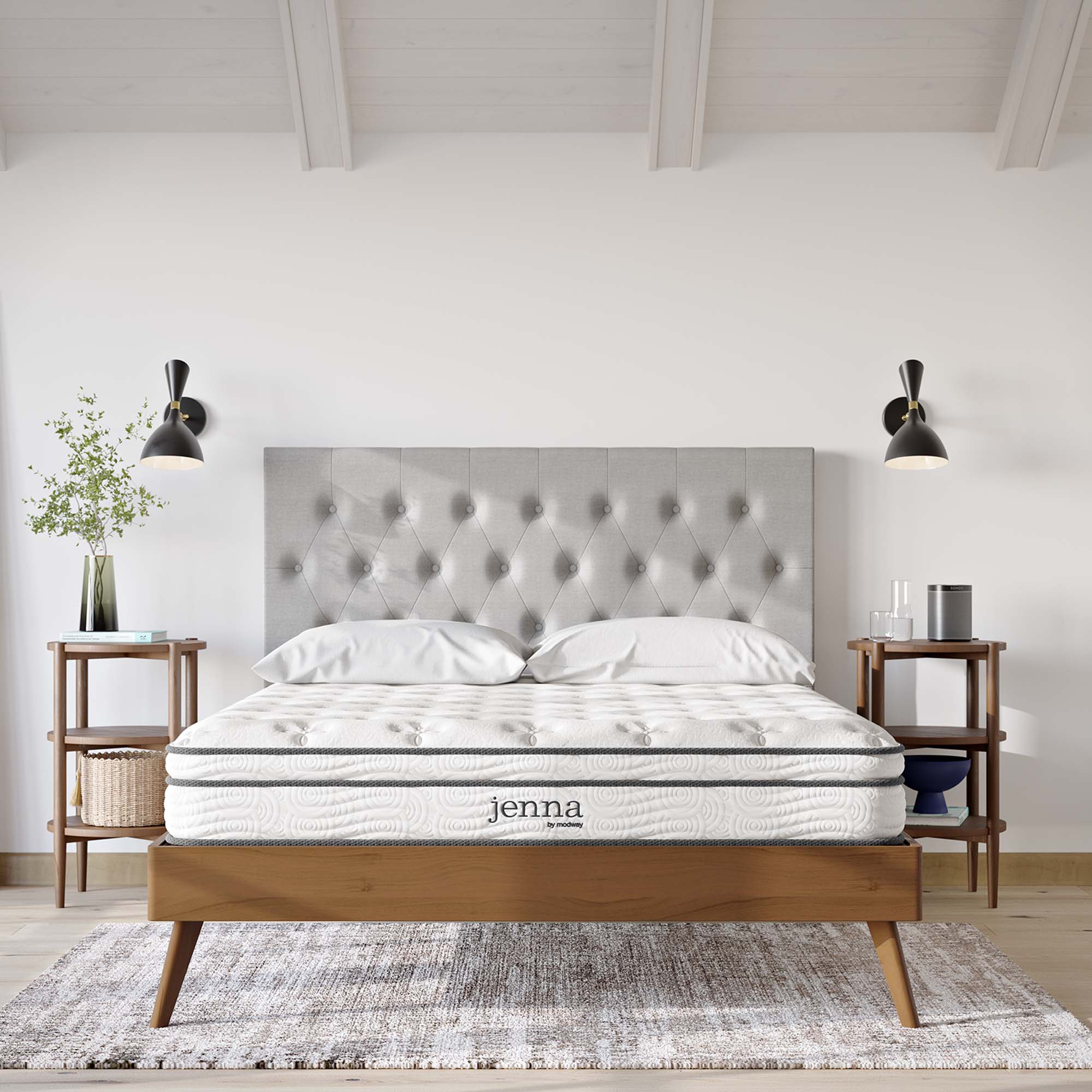 Modway Jenna 8" Innerspring and Foam King Mattress