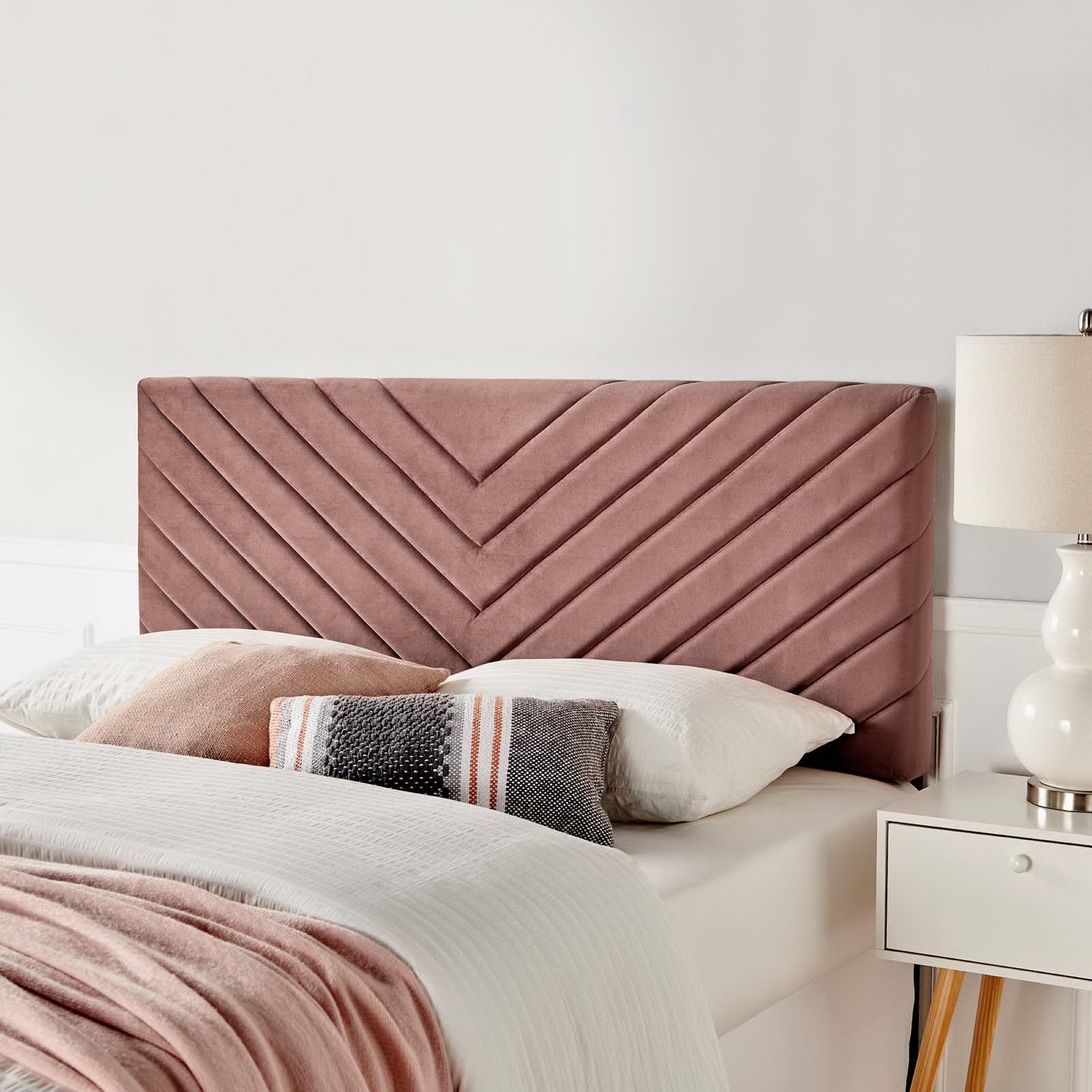 Modway Alyson Angular Channel Tufted Performance Velvet Full / Queen Headboard