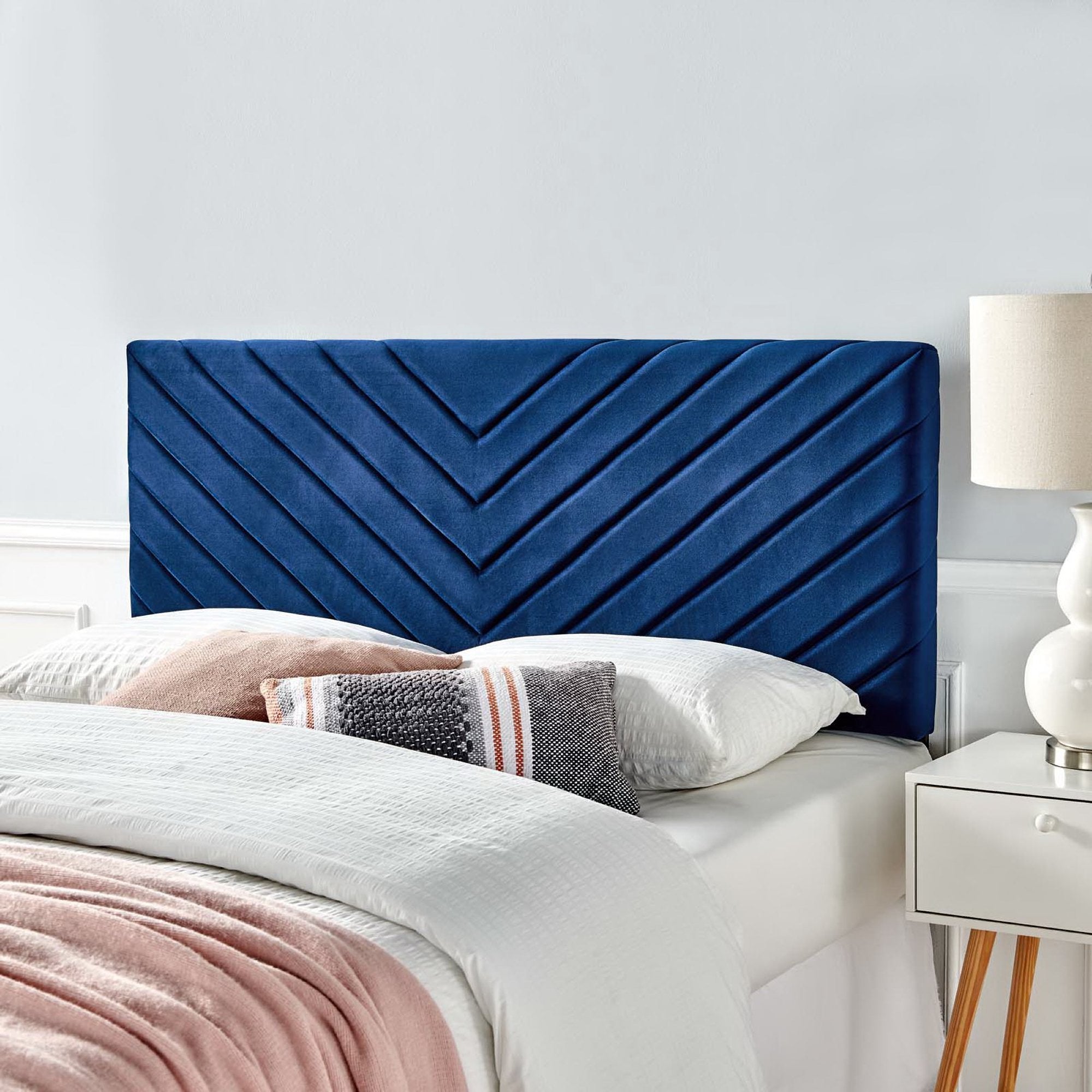 Modway Alyson Angular Channel Tufted Performance Velvet Full / Queen Headboard