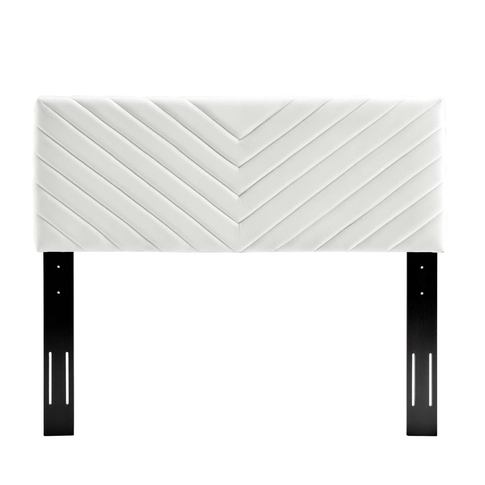 Modway Alyson Angular Channel Tufted Performance Velvet Full / Queen Headboard