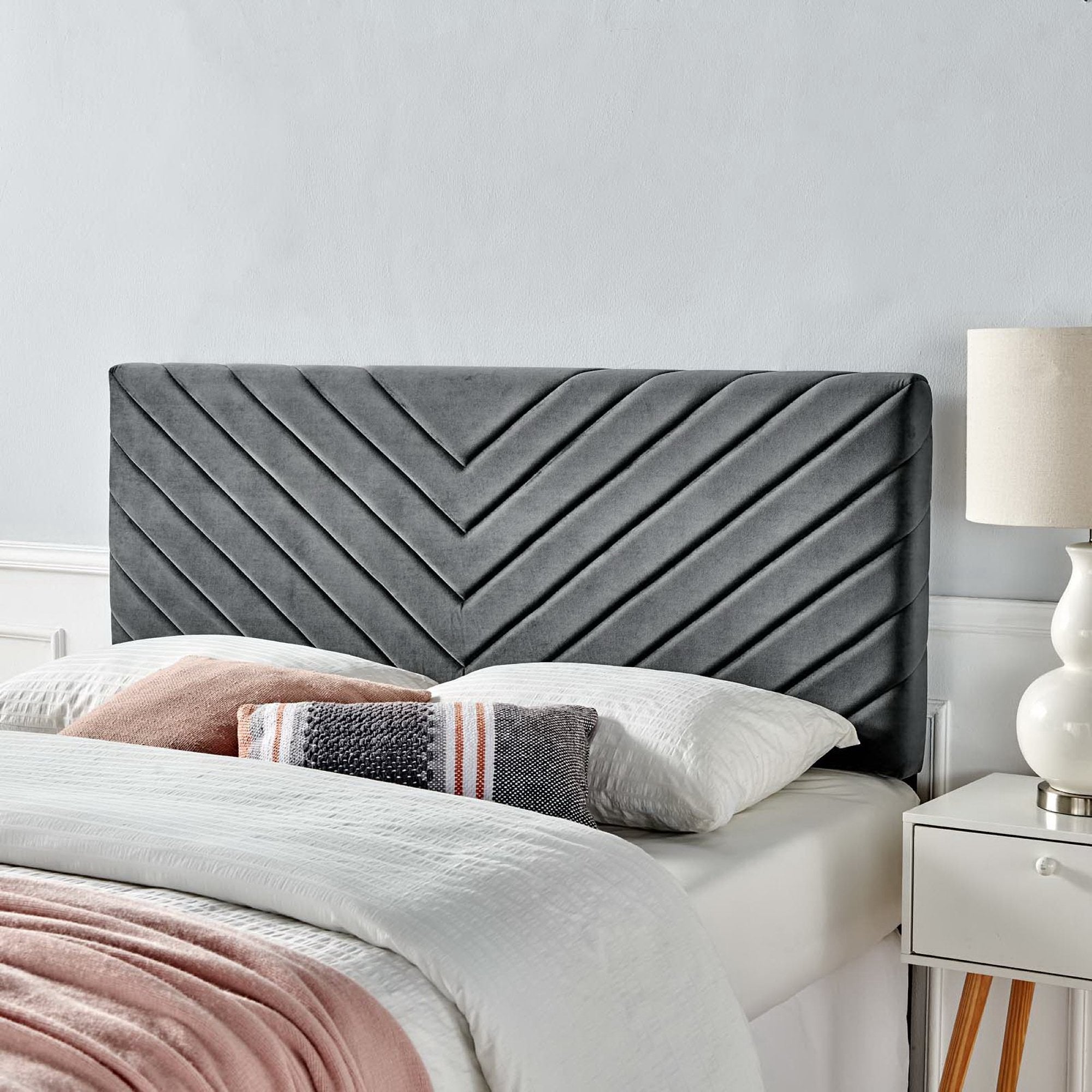 Modway Alyson Angular Channel Tufted Performance Velvet King / California King Headboard