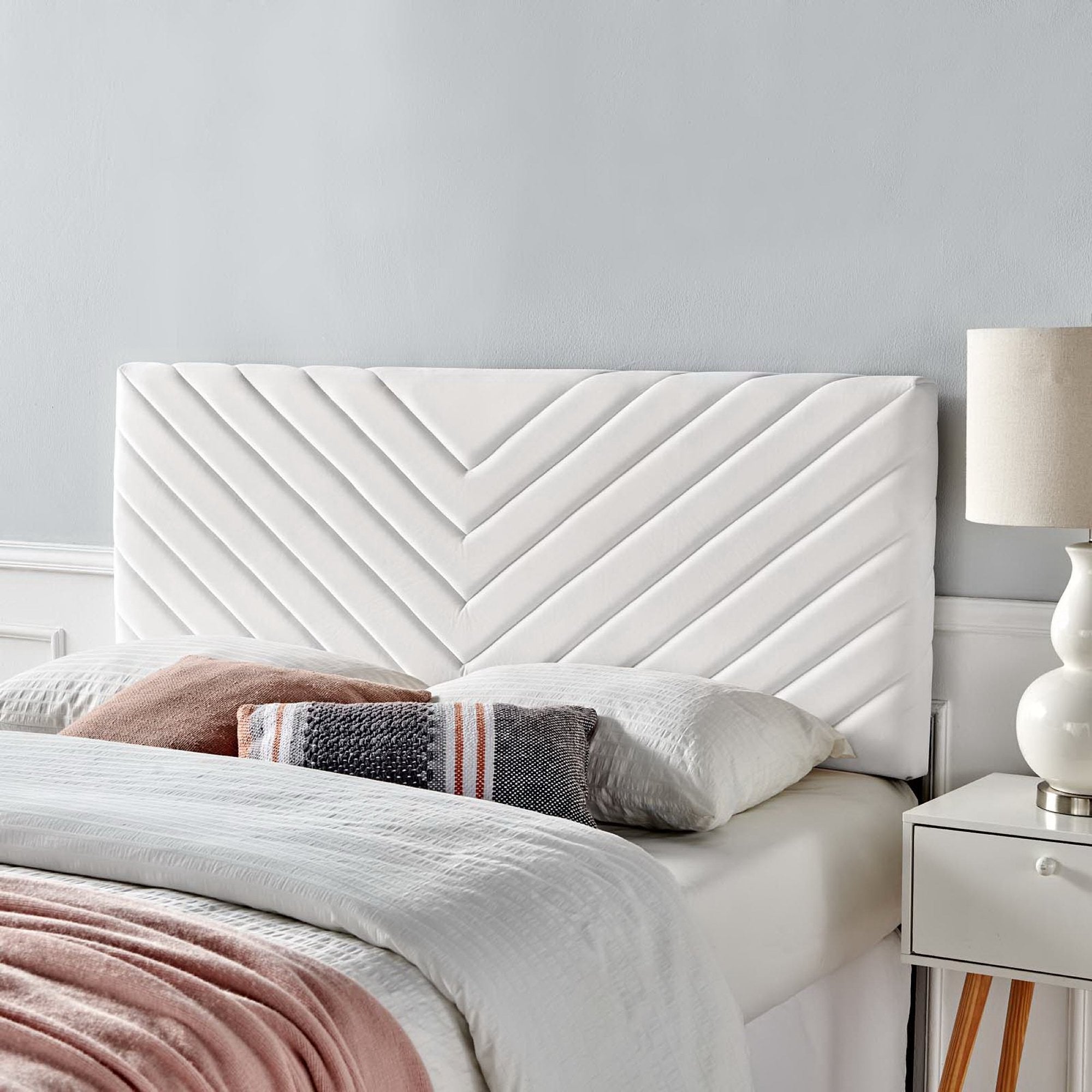 Modway Alyson Angular Channel Tufted Performance Velvet King / California King Headboard