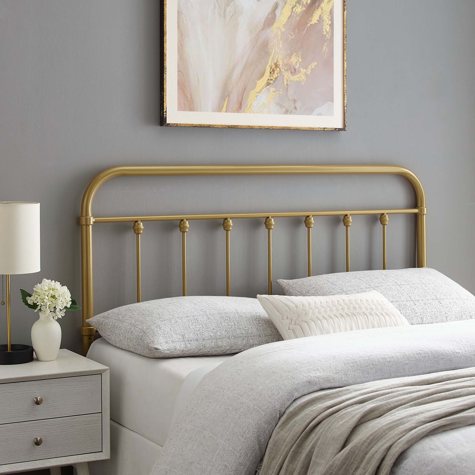 Modway Sage Metal Queen Headboard