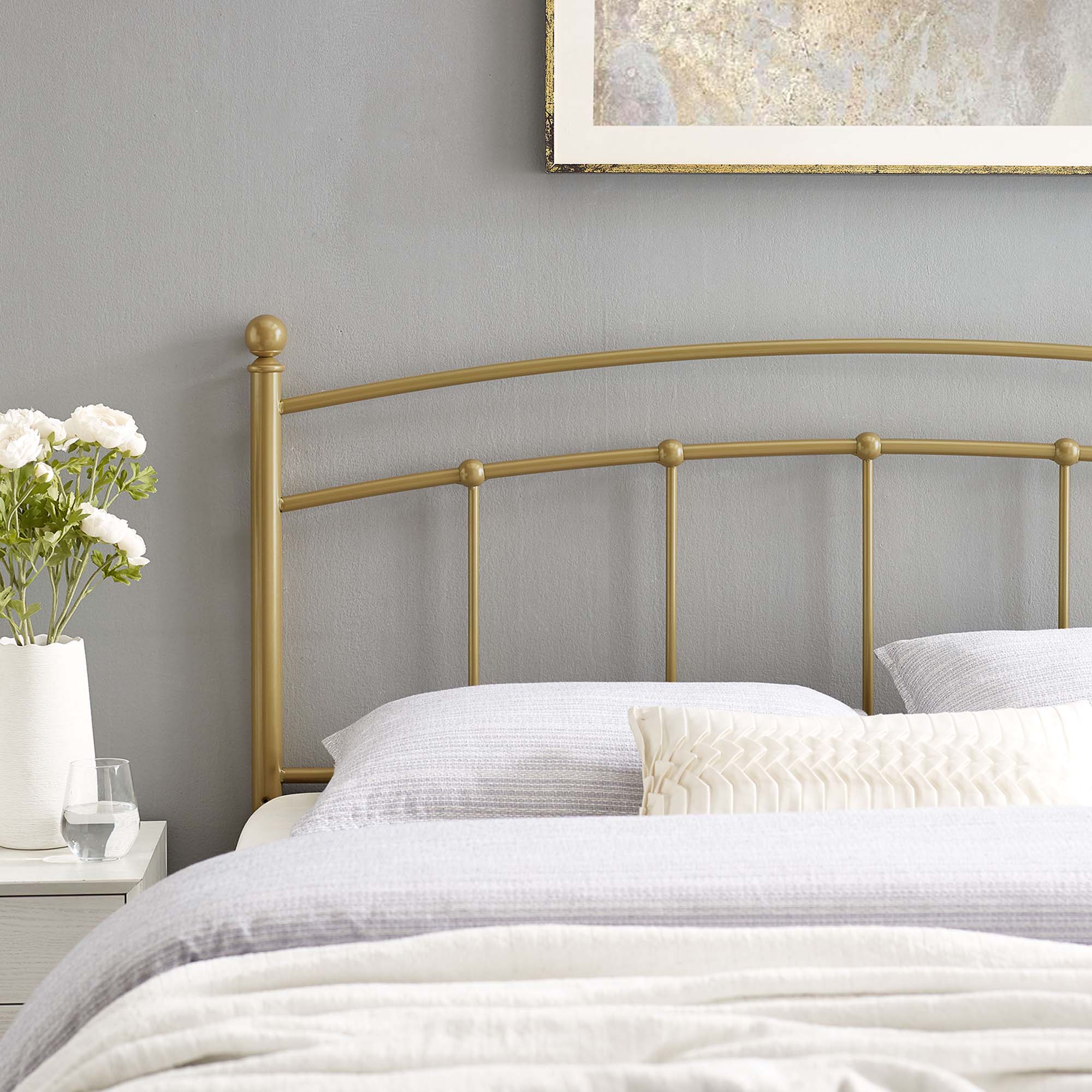 Modway Abigail Metal Twin Headboard