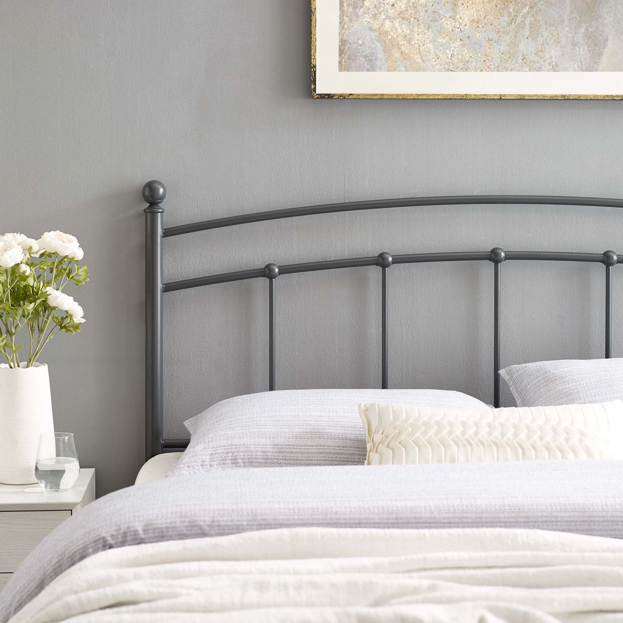 Modway Abigail Metal Twin Headboard