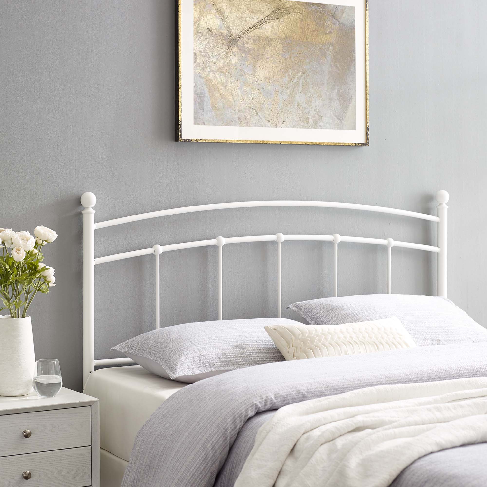 Modway Abigail Metal Twin Headboard
