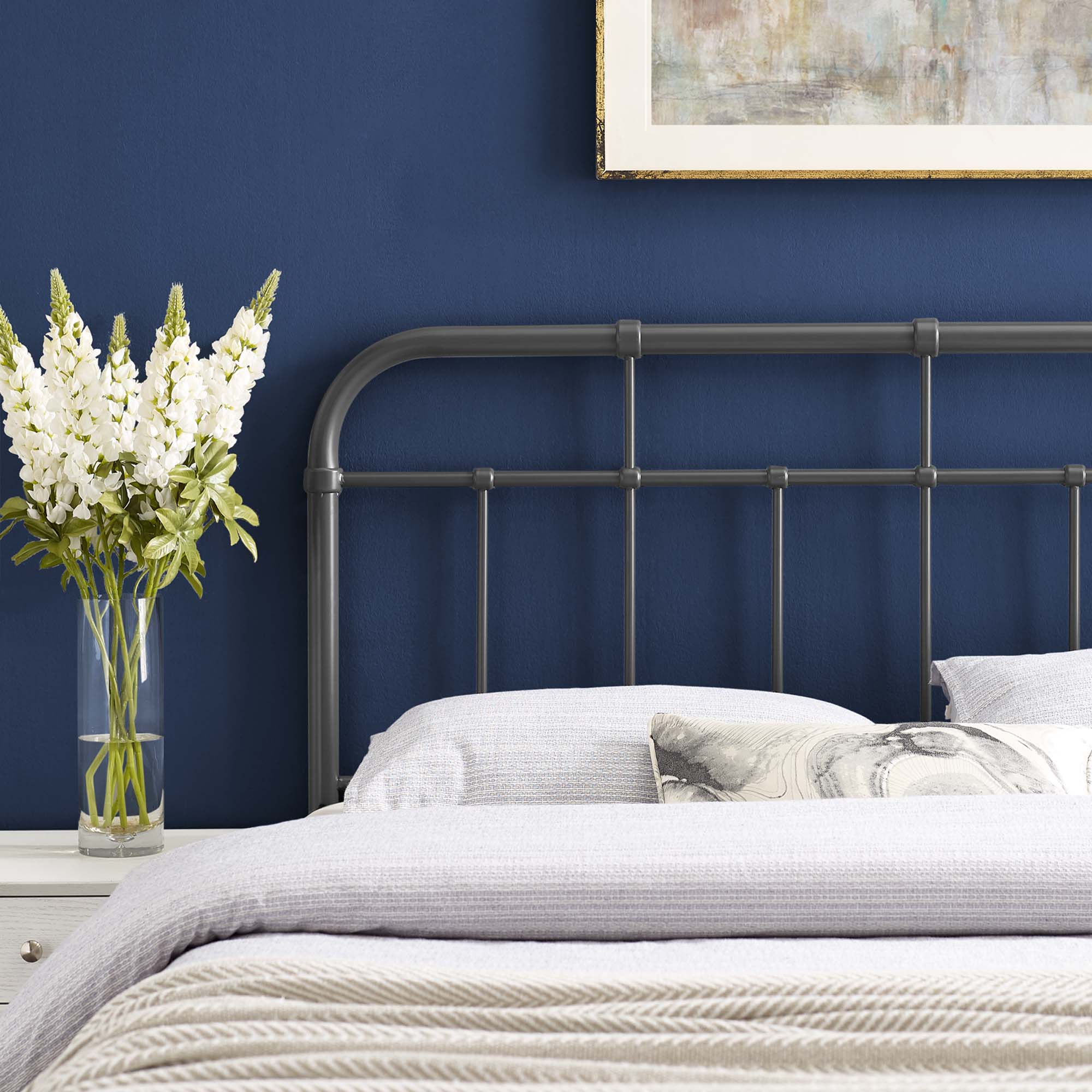 Modway Alessia Metal King Headboard