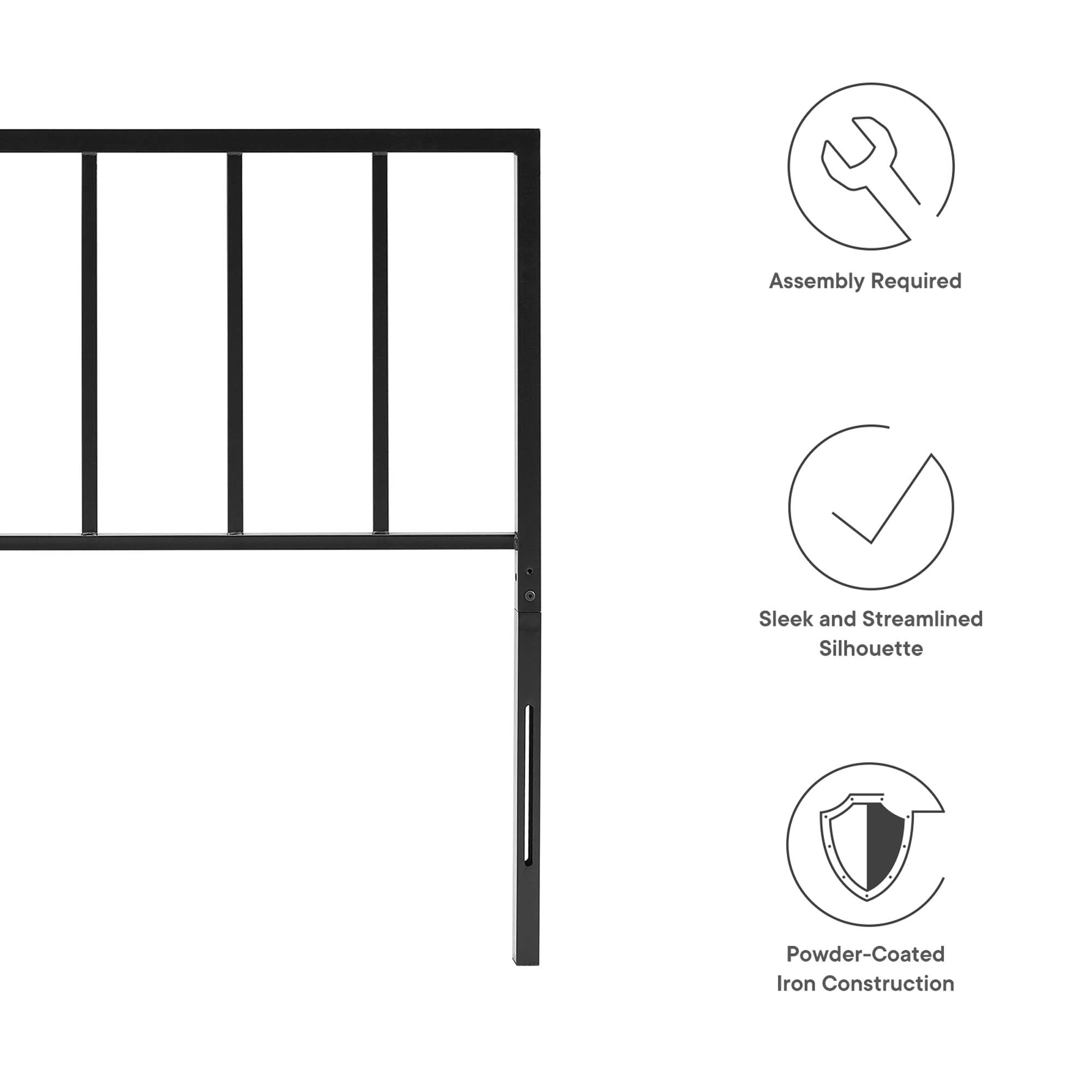 Modway Tatum Metal Full Headboard