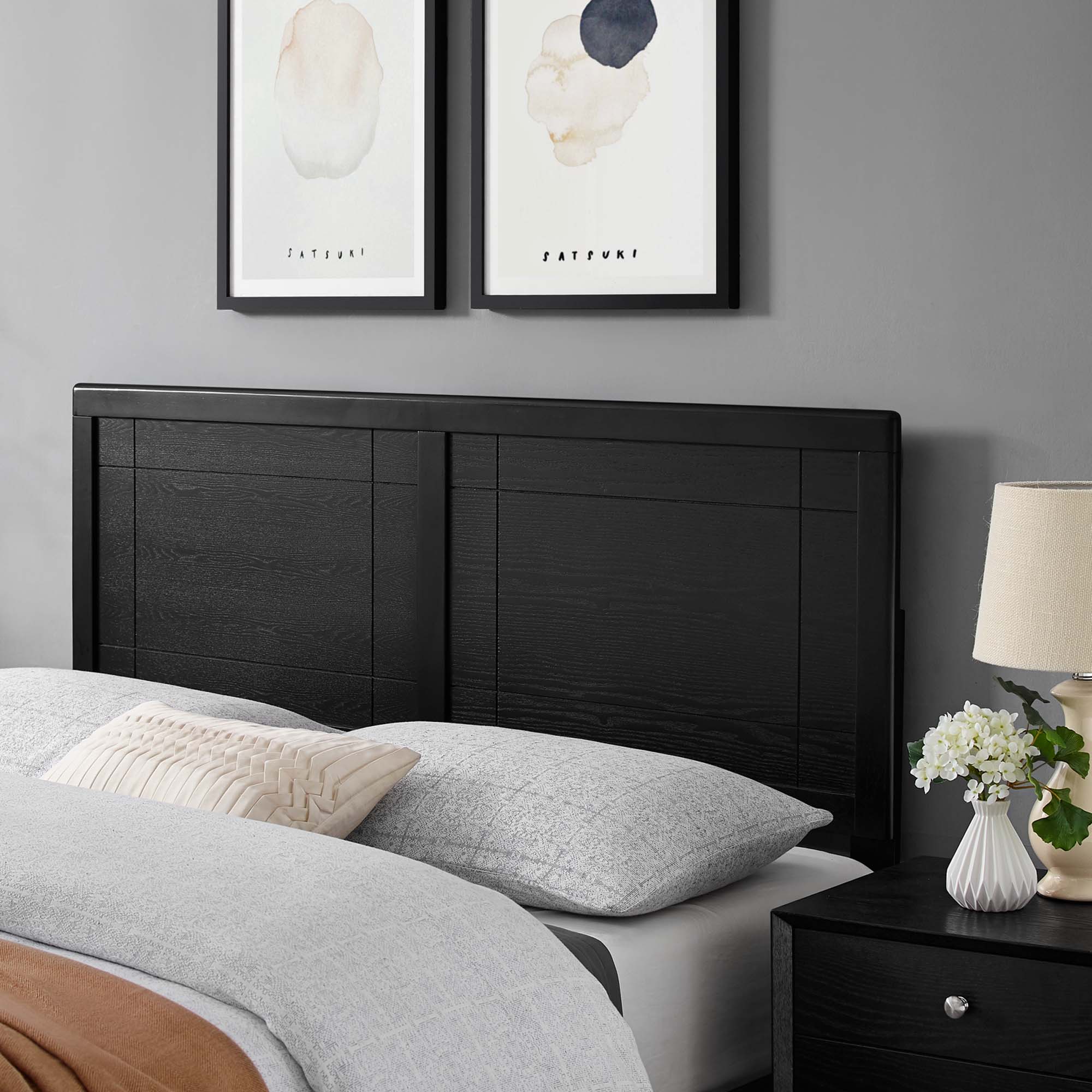 Modway Archie Wood Twin Headboard