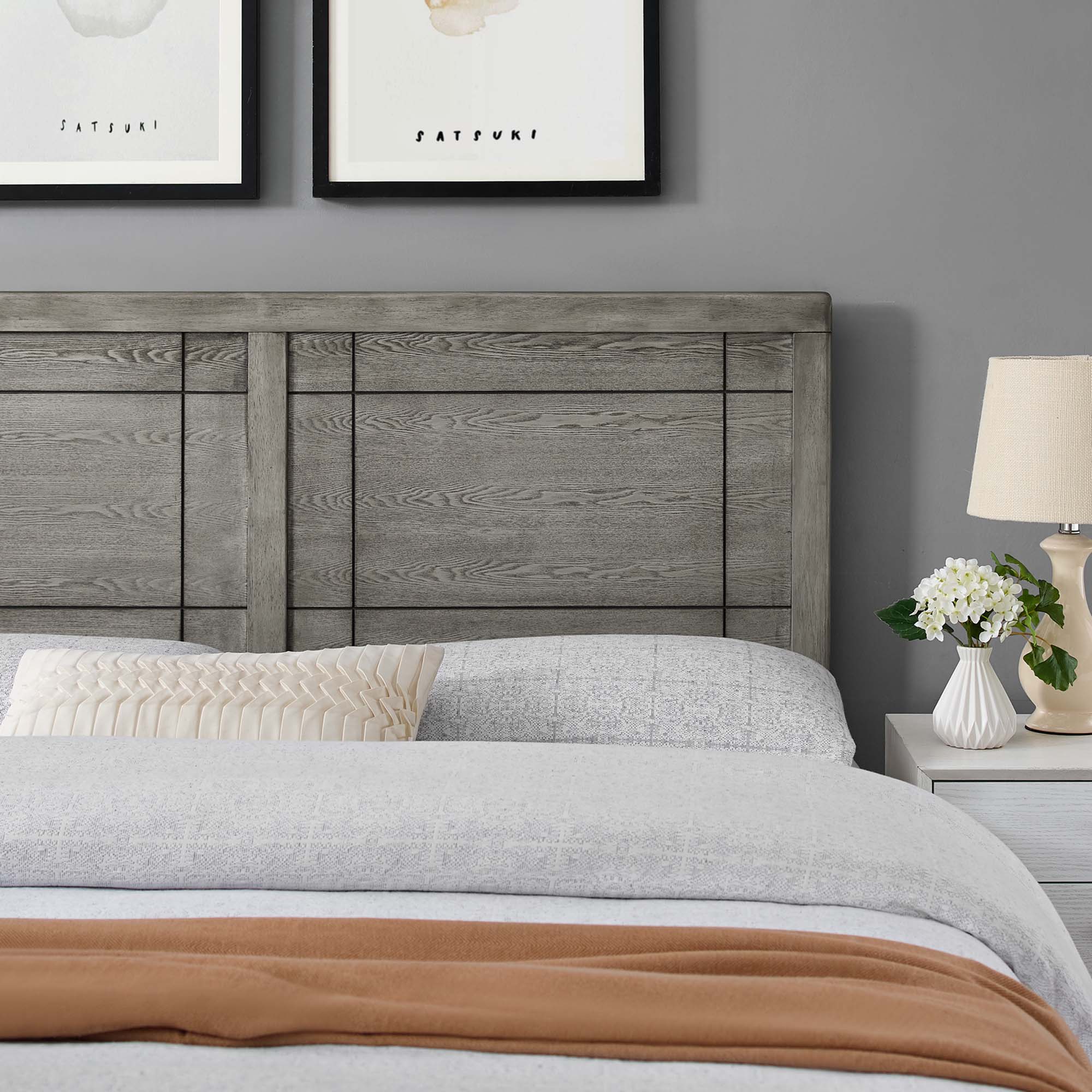 Modway Archie Wood Twin Headboard