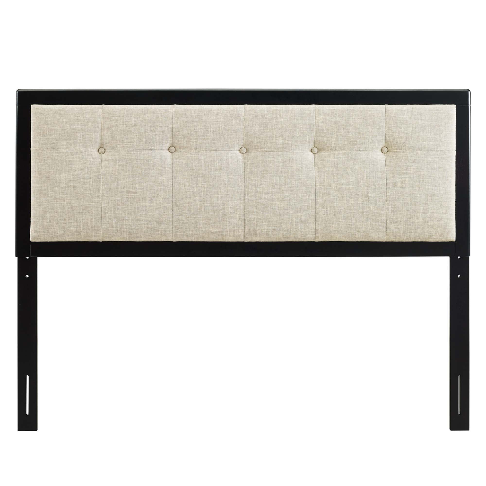 Modway Draper Tufted Fabric and Wood Queen Headboard