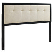 Modway Draper Tufted Fabric and Wood King Headboard