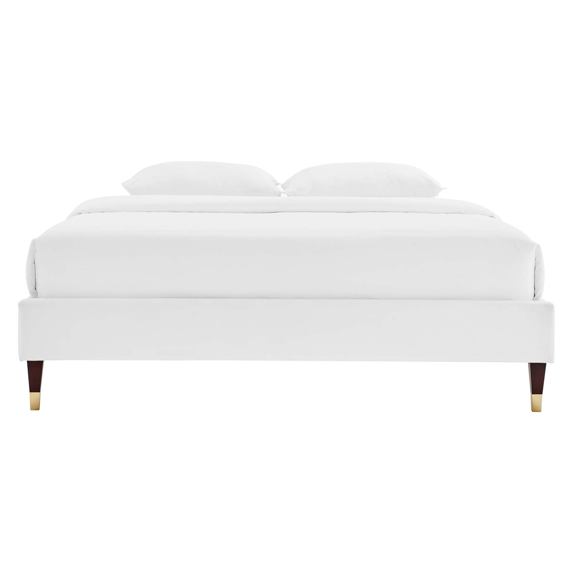 Modway Harlow Performance Velvet Queen Platform Bed Frame