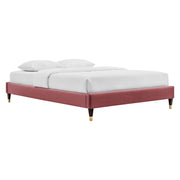 Modway Harlow Performance Velvet King Platform Bed Frame