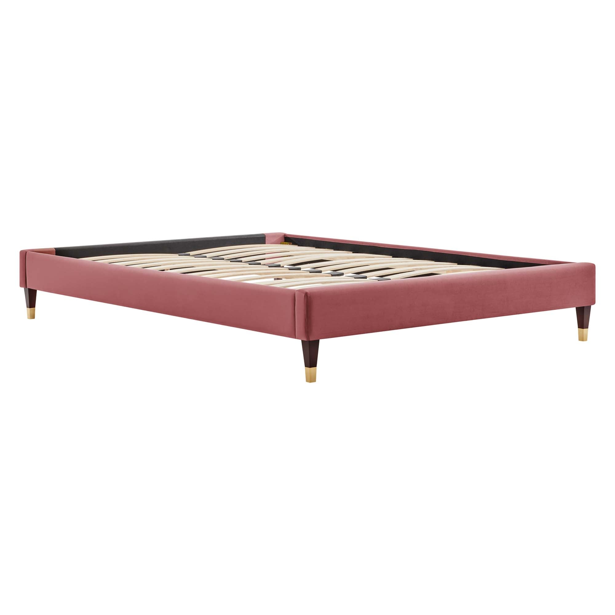 Modway Harlow Performance Velvet King Platform Bed Frame