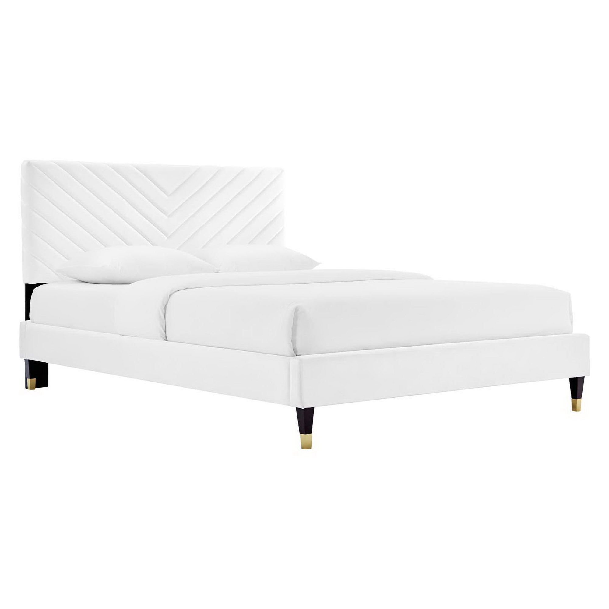 Modway Roxanne Performance Velvet Queen Platform Bed
