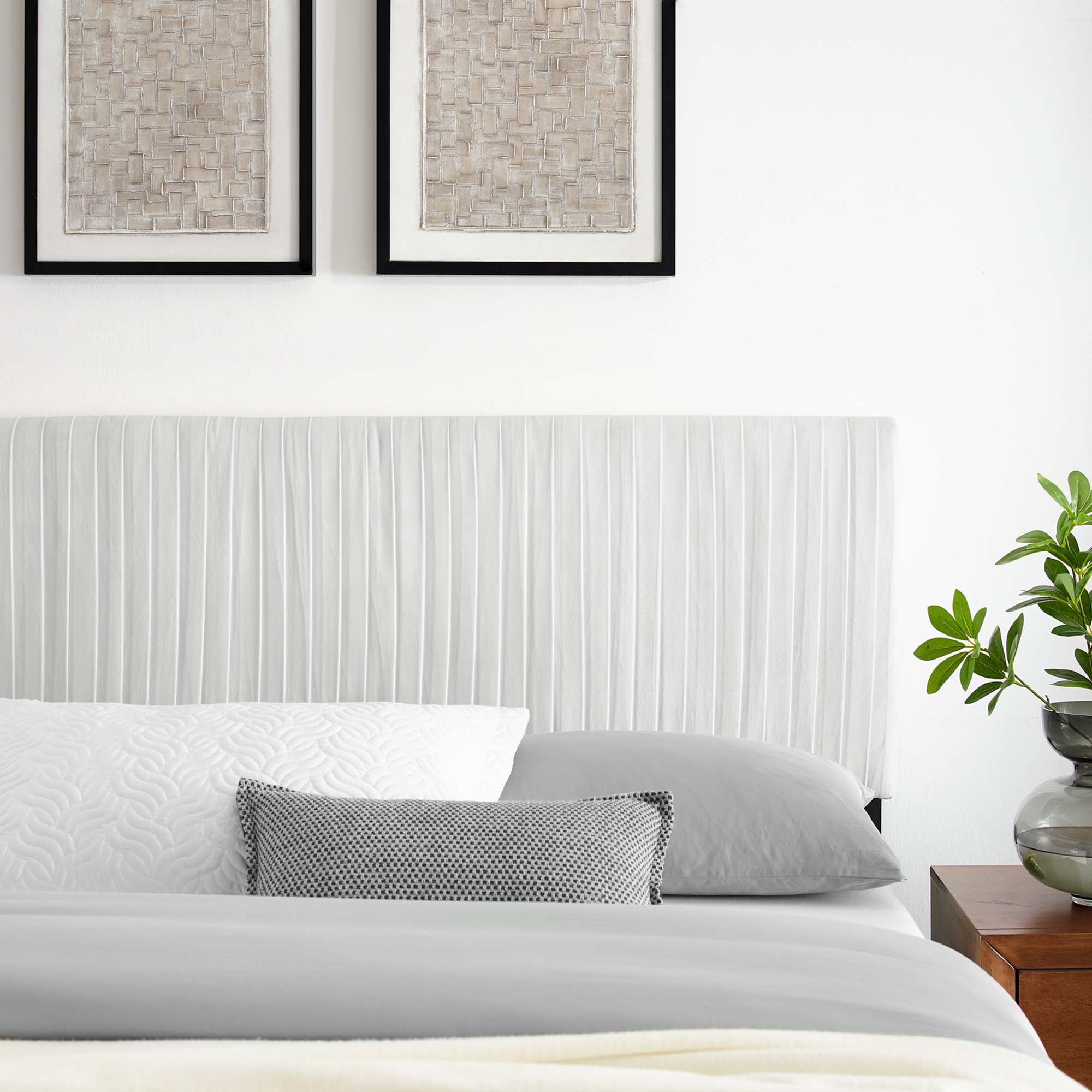 Modway Eloise Channel Tufted Performance Velvet Full/Queen Headboard