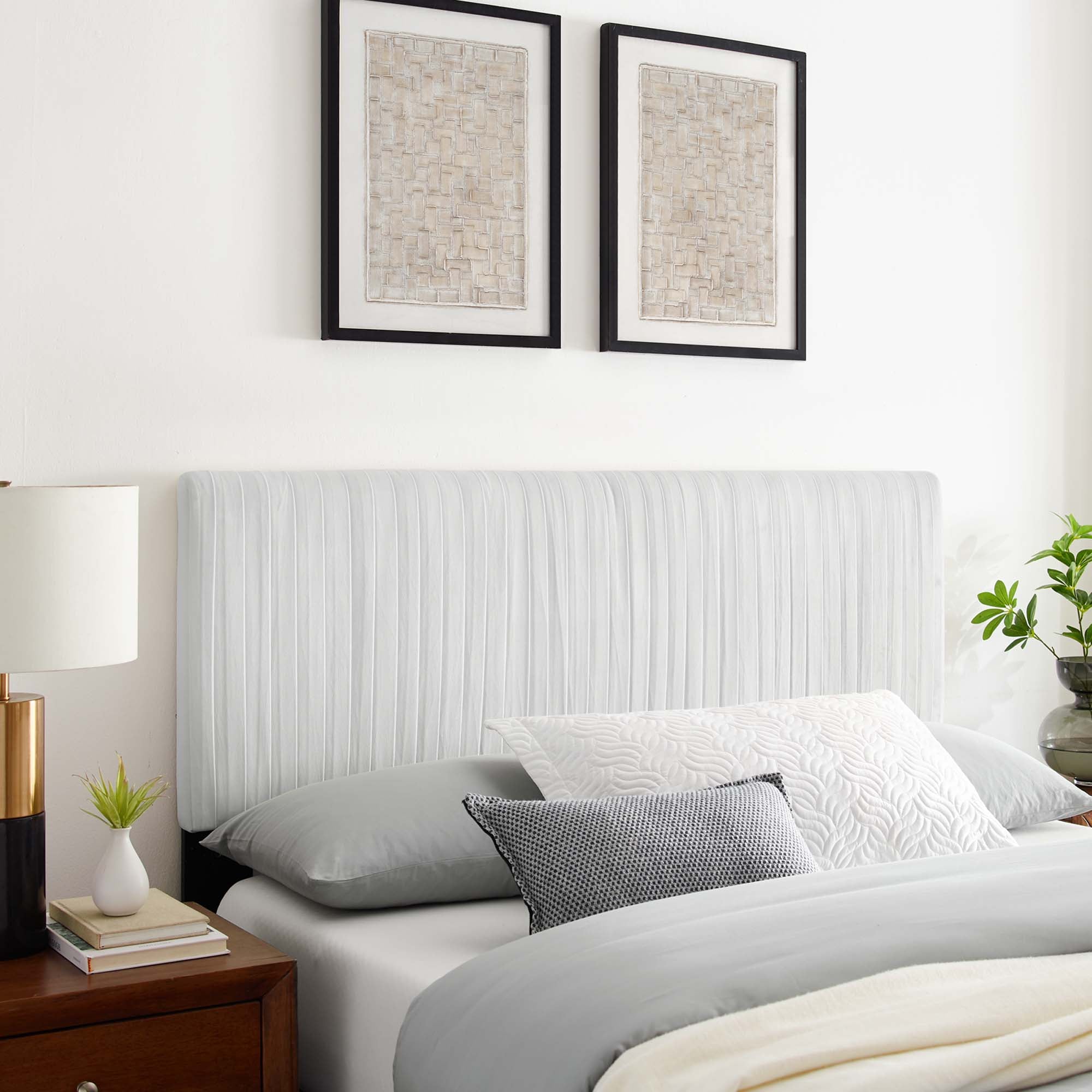 Modway Eloise Channel Tufted Performance Velvet Full/Queen Headboard