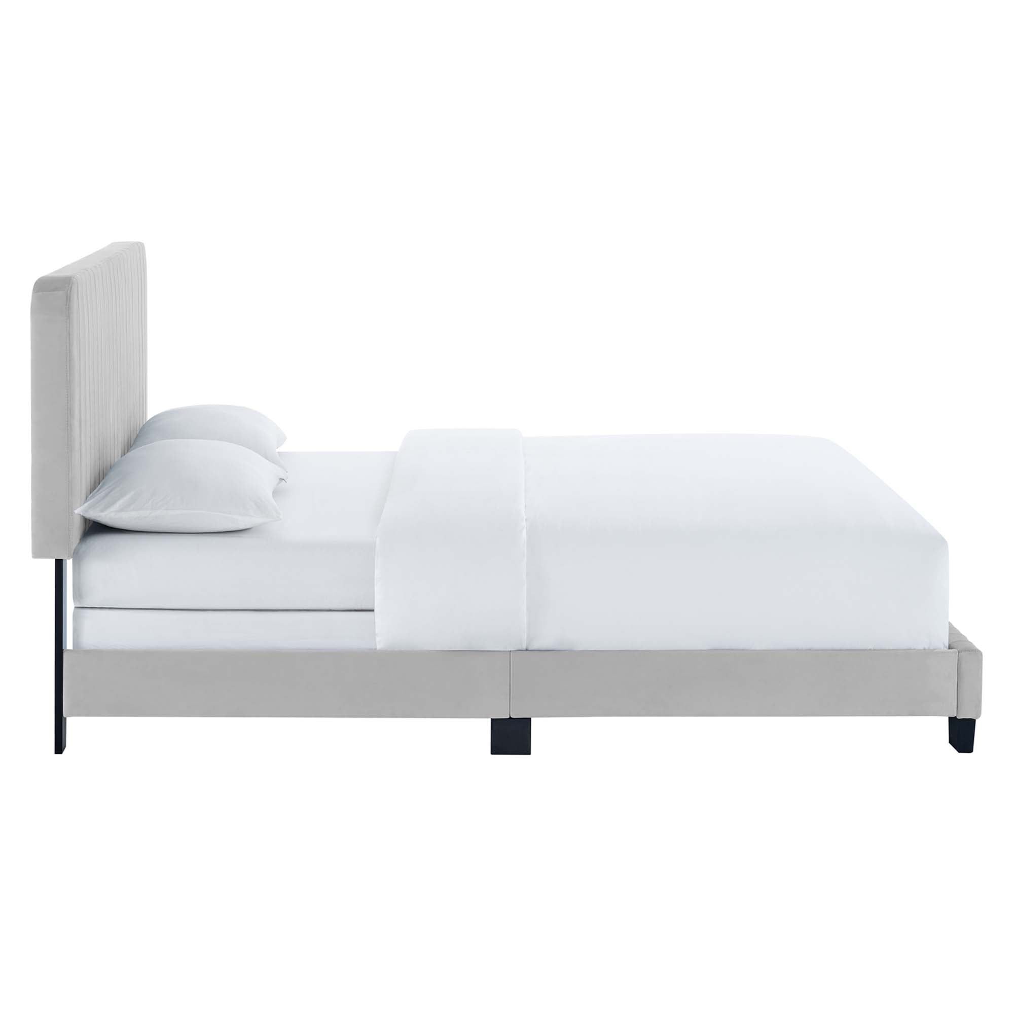 Modway Celine Channel Tufted Performance Velvet Full Bed