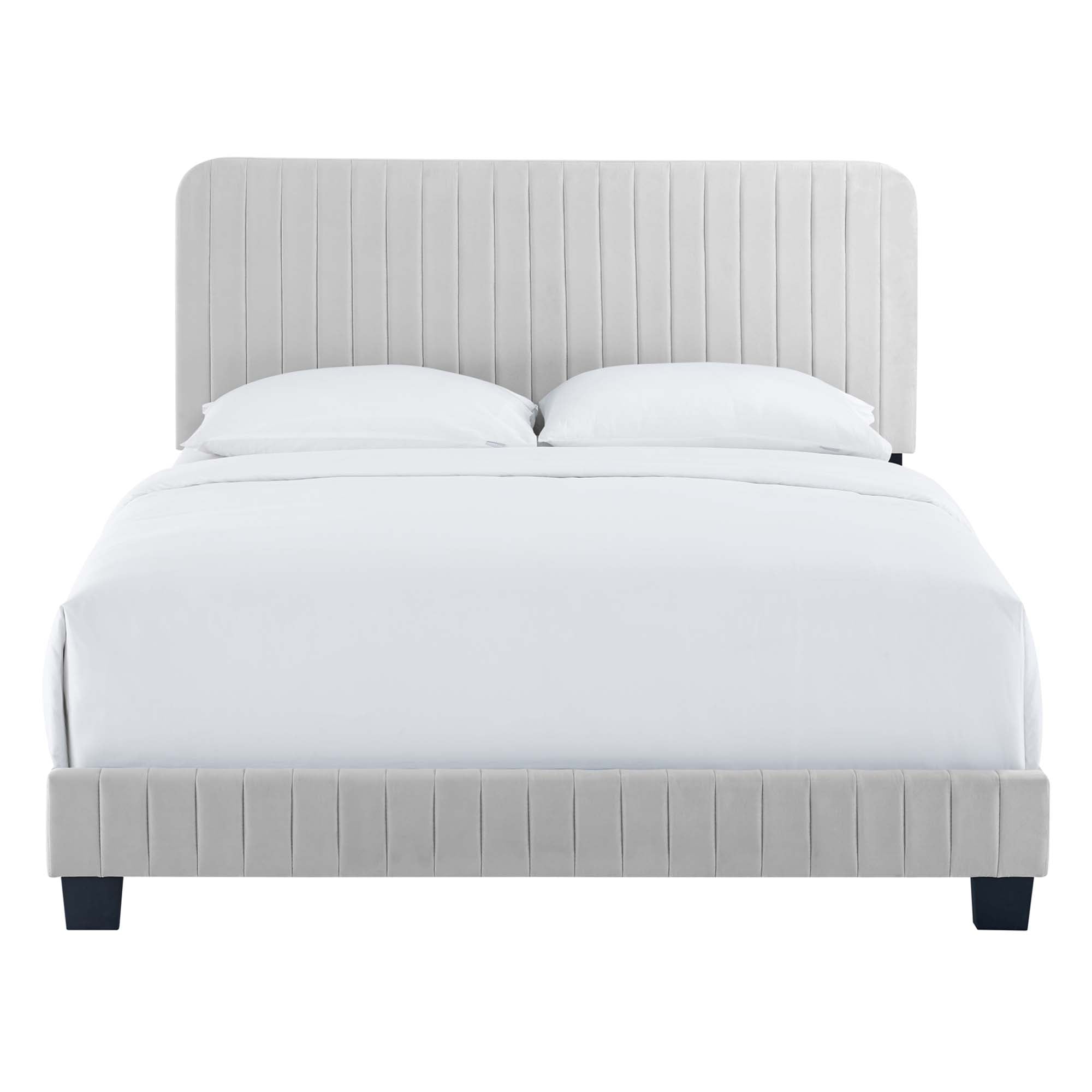 Modway Celine Channel Tufted Performance Velvet Full Bed