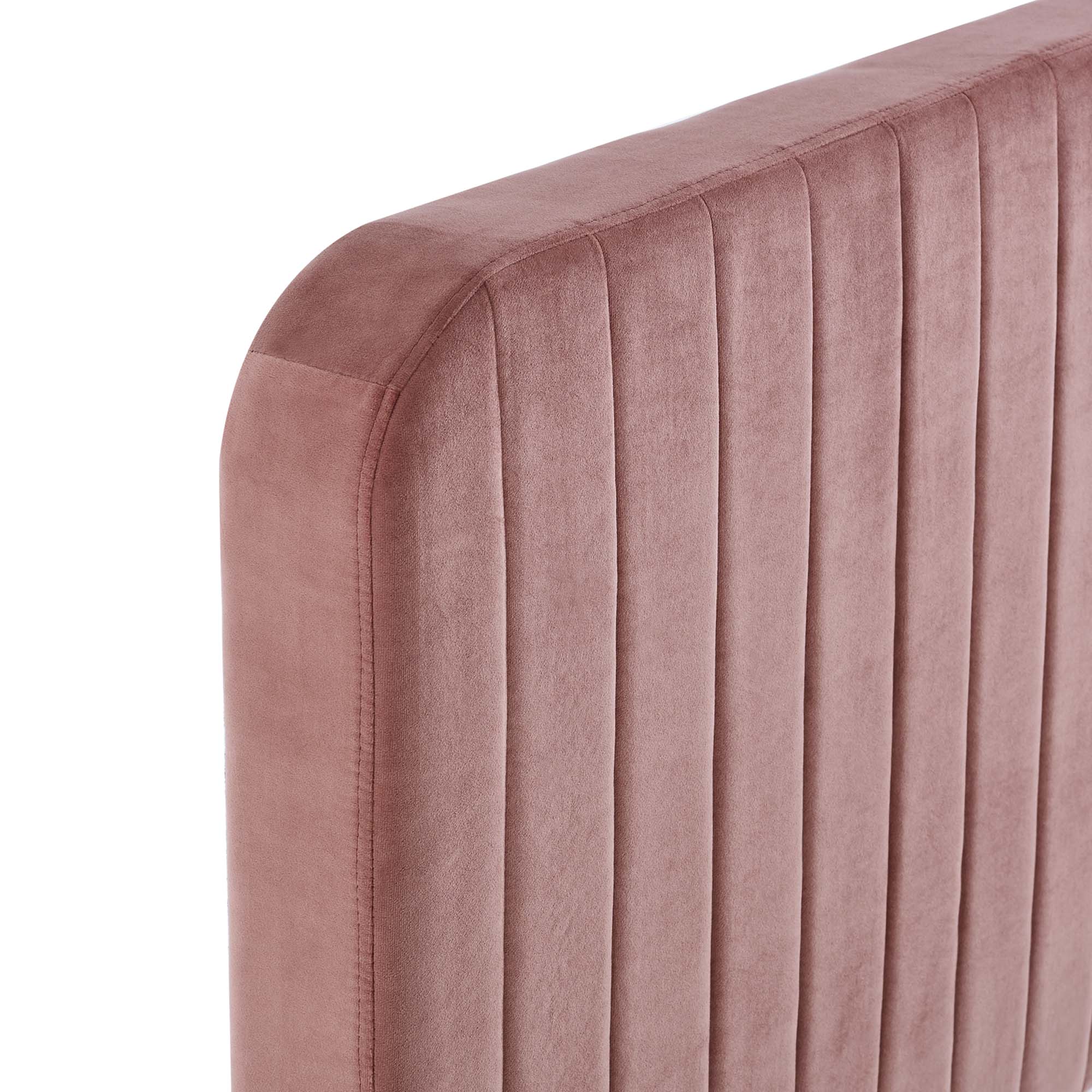 Modway Celine Channel Tufted Performance Velvet Twin Bed