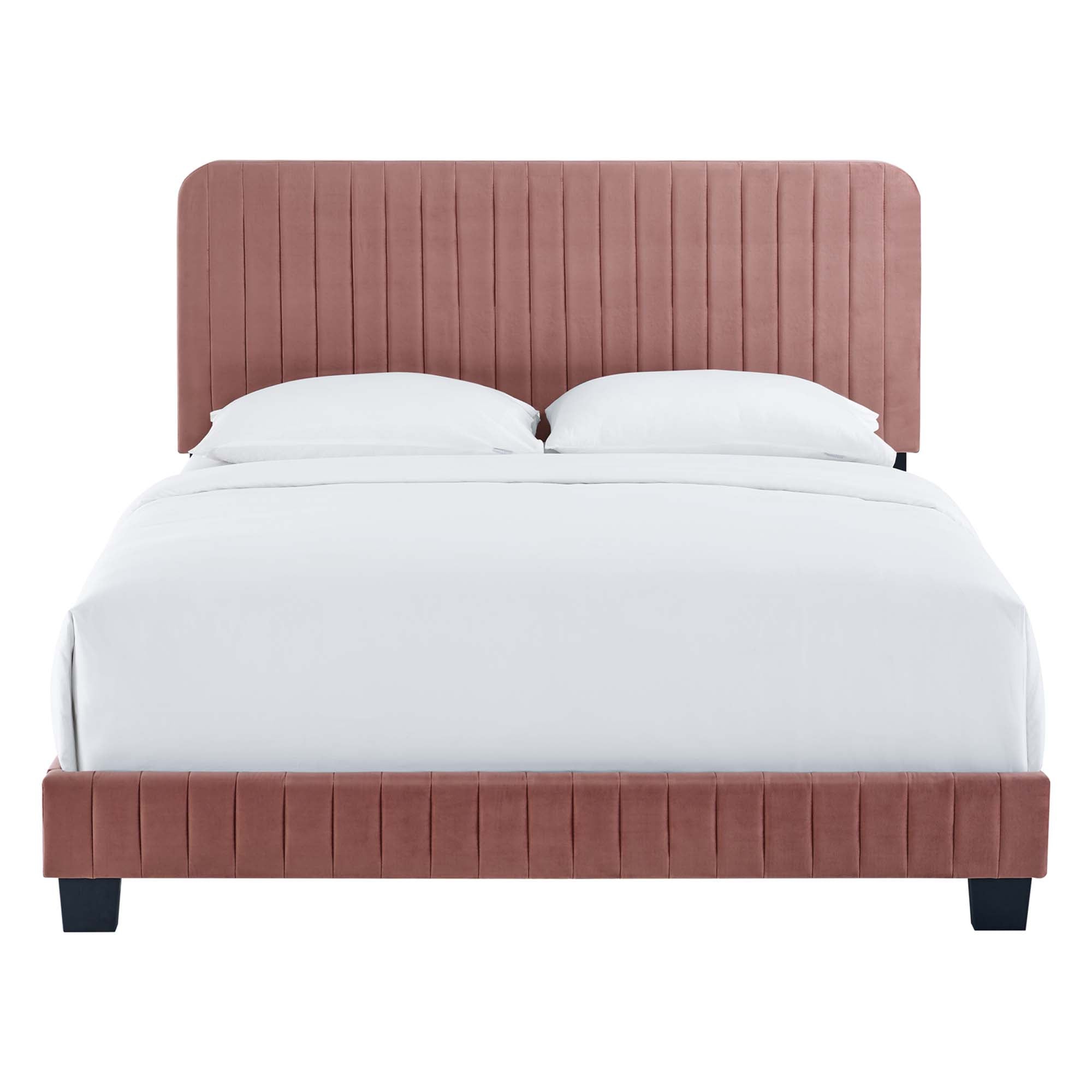 Modway Celine Channel Tufted Performance Velvet Twin Bed