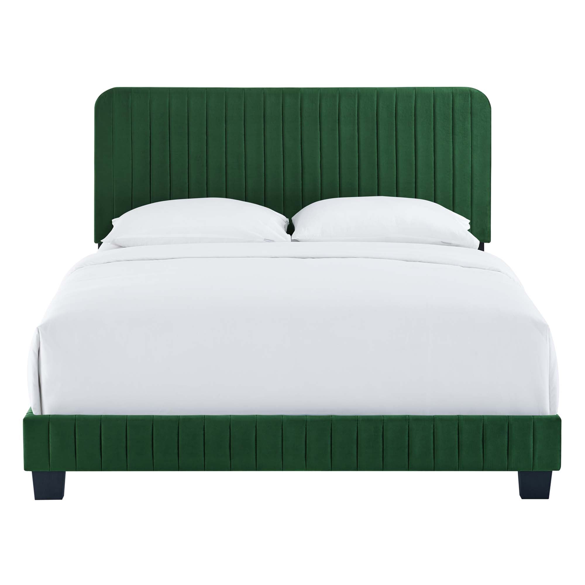 Modway Celine Channel Tufted Performance Velvet King Platform Bed